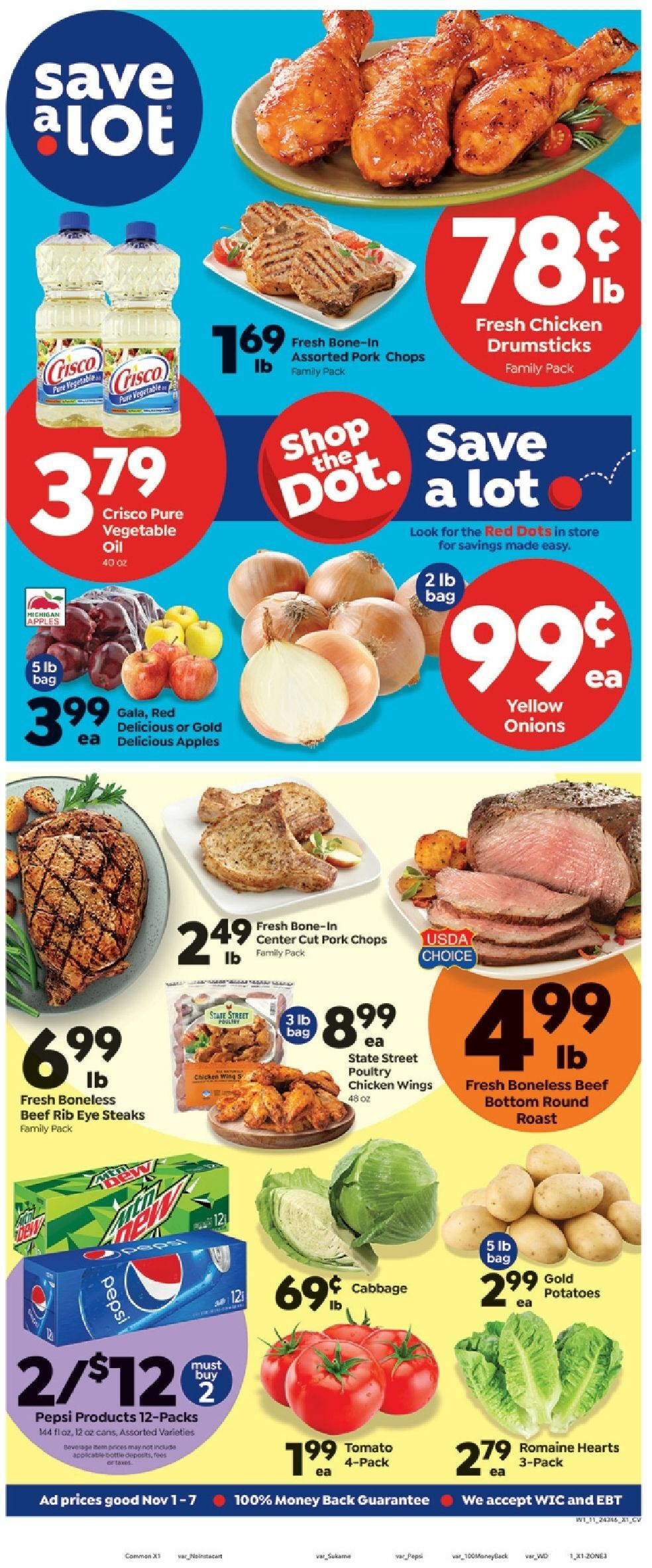 Save A Lot Weekly Ad from November 1