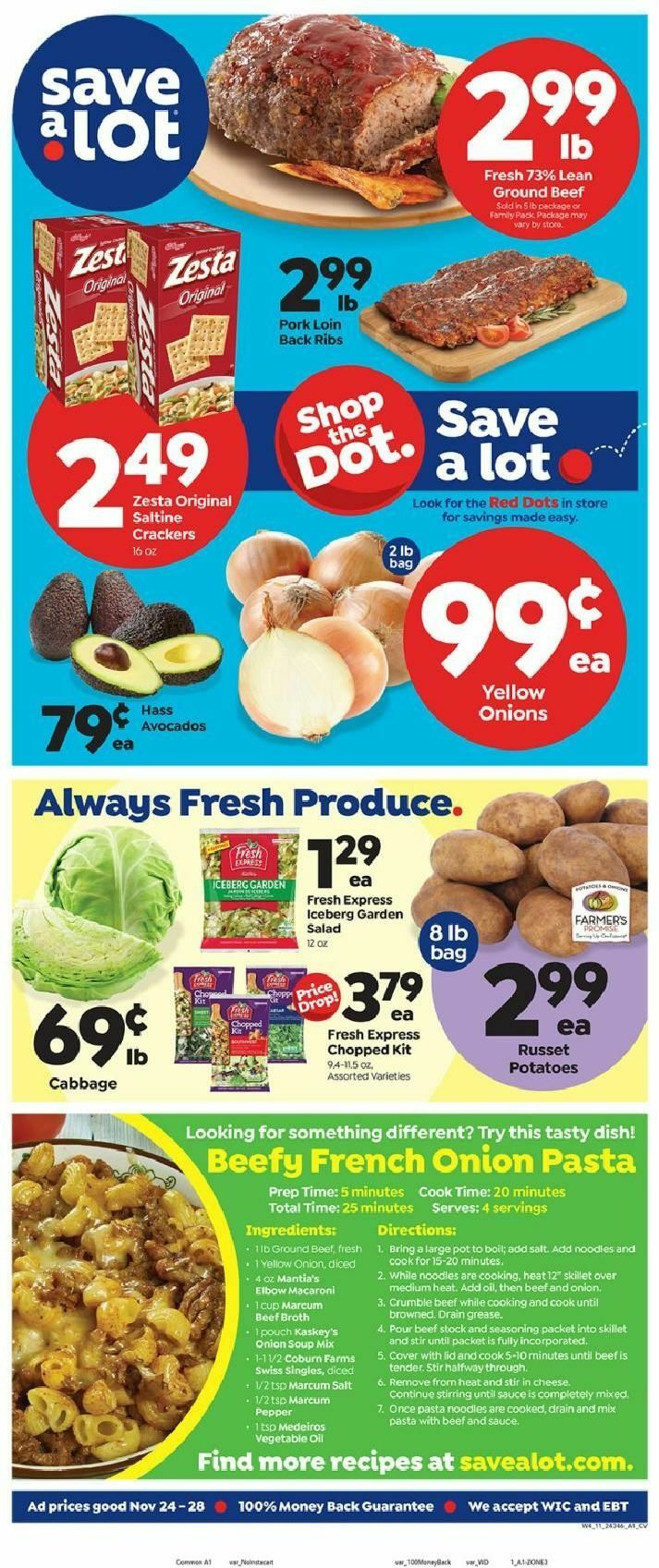 Save A Lot Weekly Ad from November 24