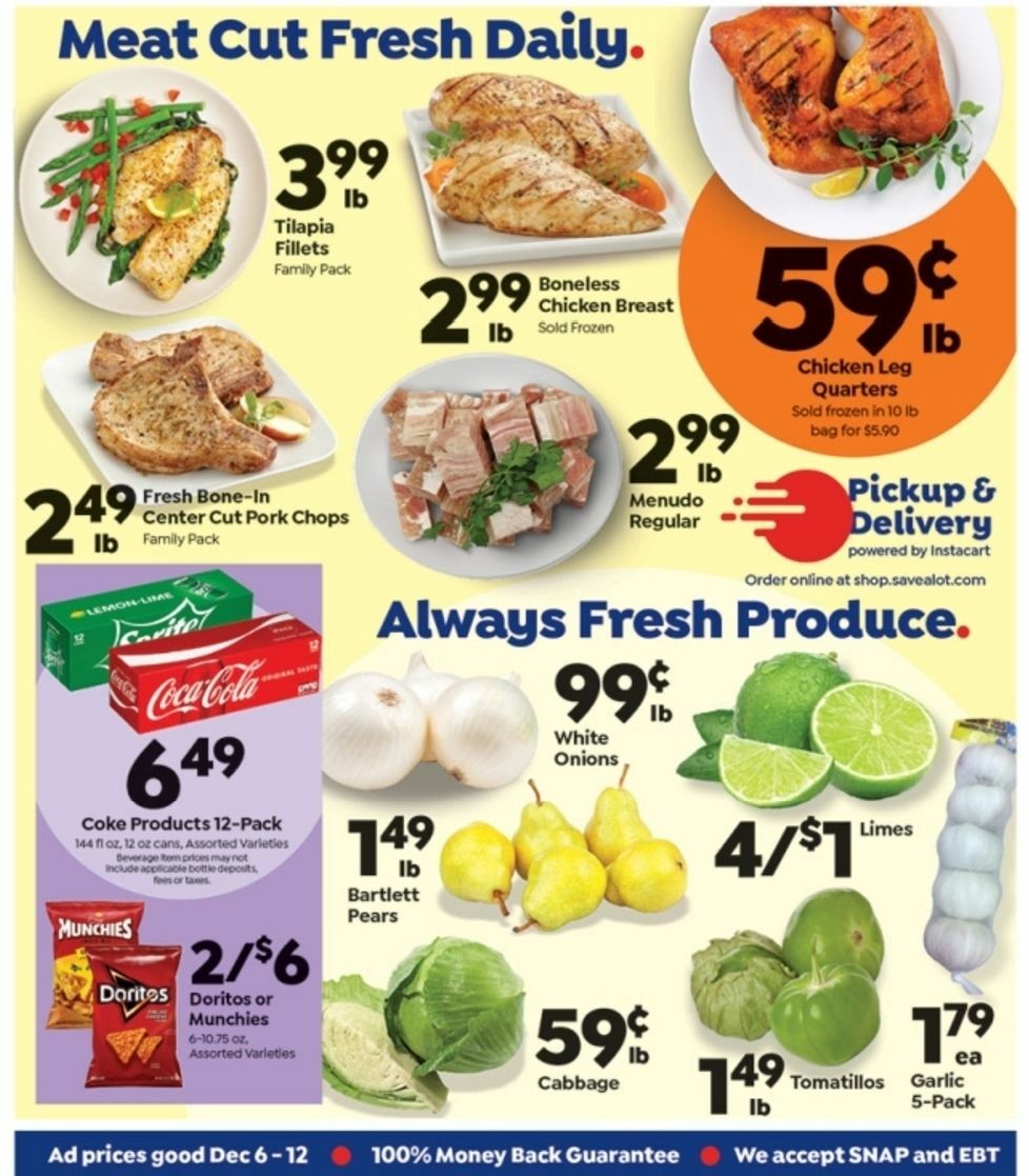 Save A Lot Weekly Ad from December 6