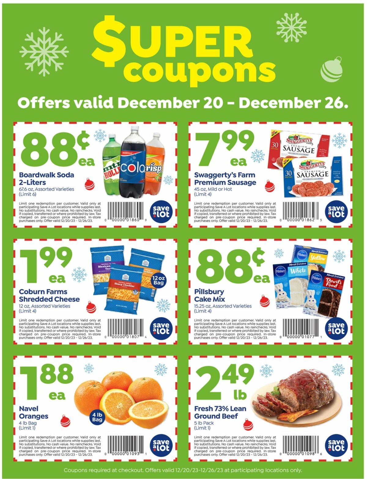 Save A Lot Weekly Ad from December 20