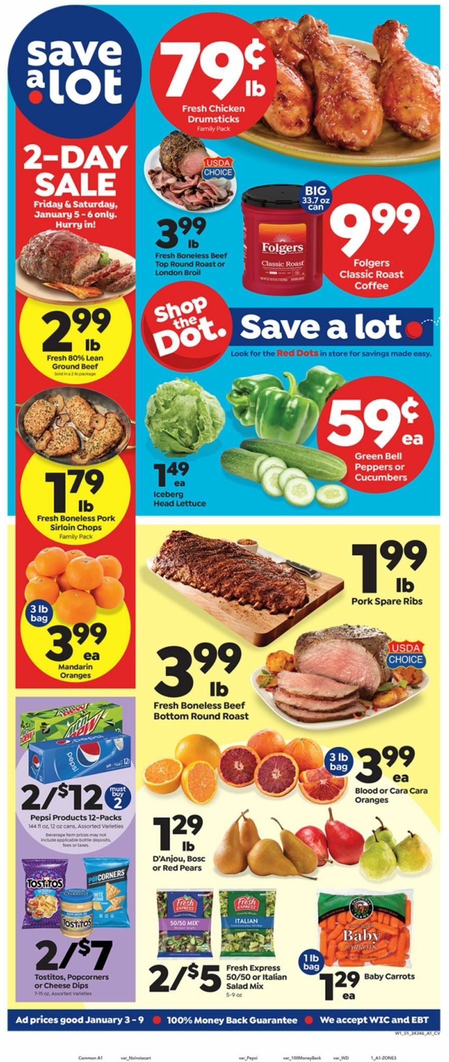 Save A Lot Weekly Ad from January 3