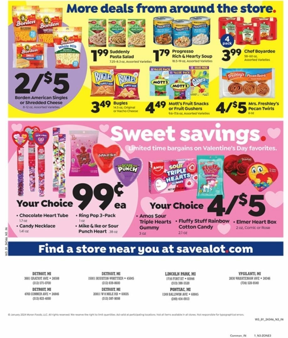 Save A Lot Weekly Ad from January 17