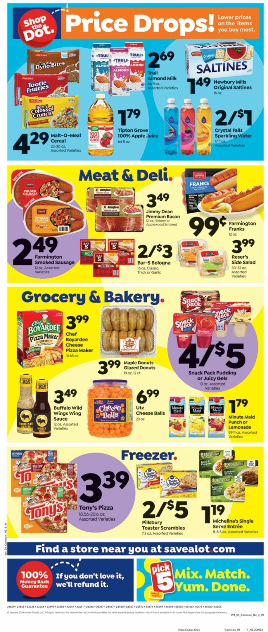 Save A Lot Weekly Ad from January 24
