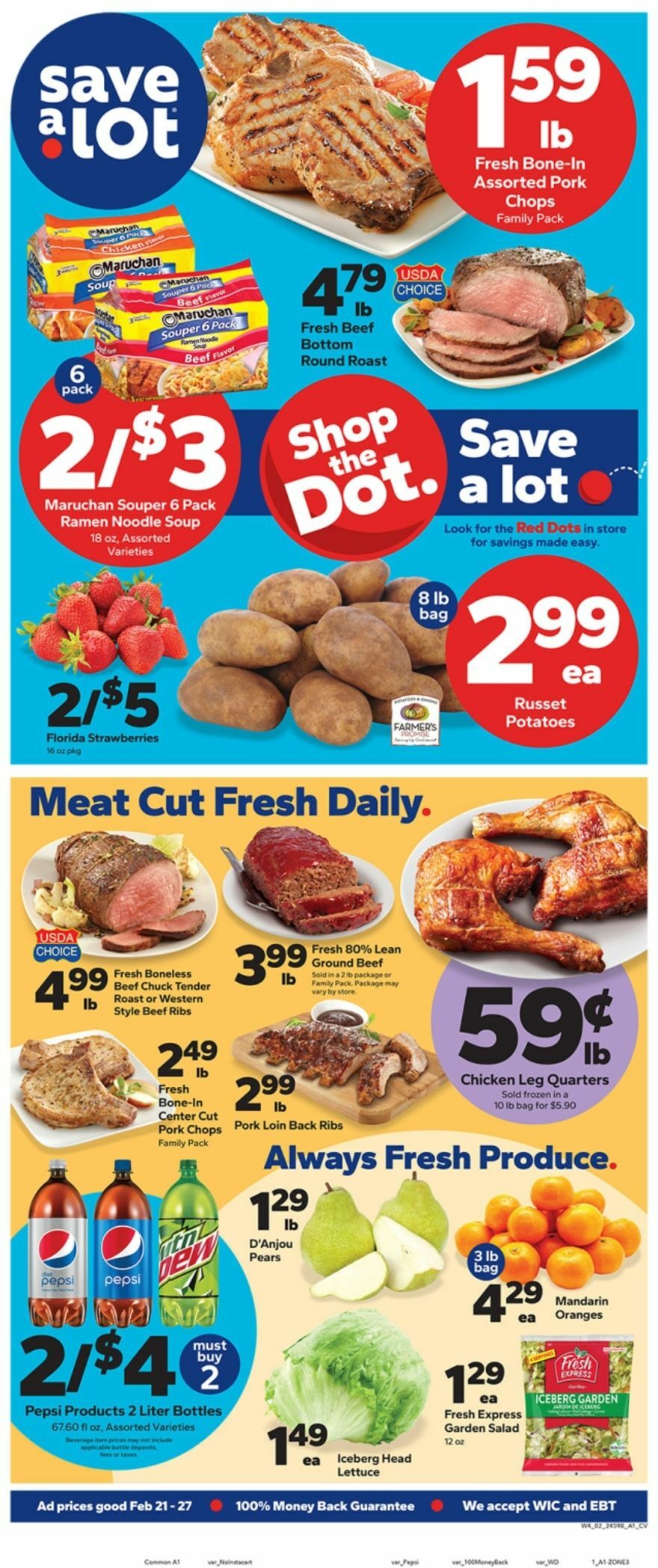 Save A Lot Weekly Ad from February 21