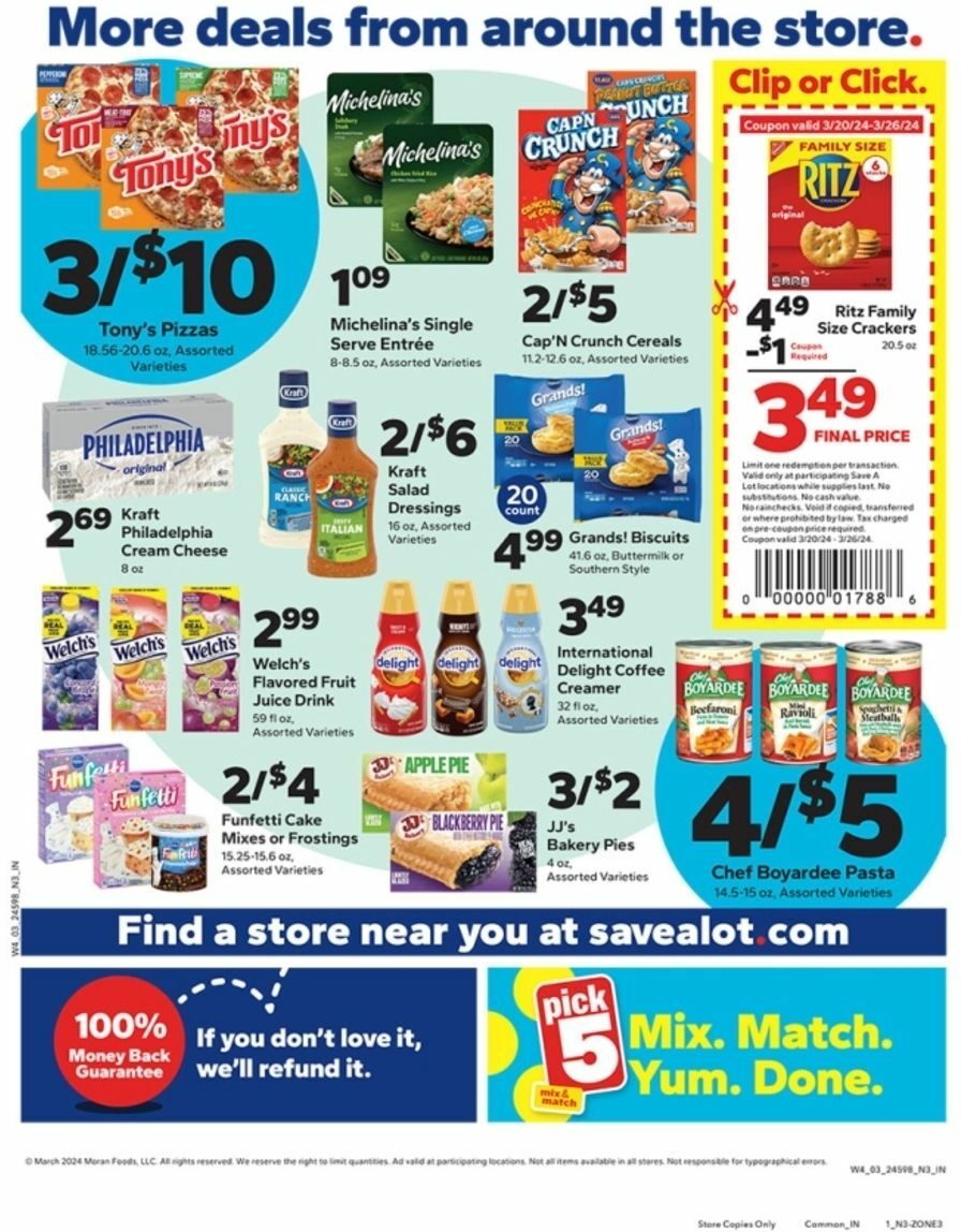 Save A Lot Weekly Ad from March 20