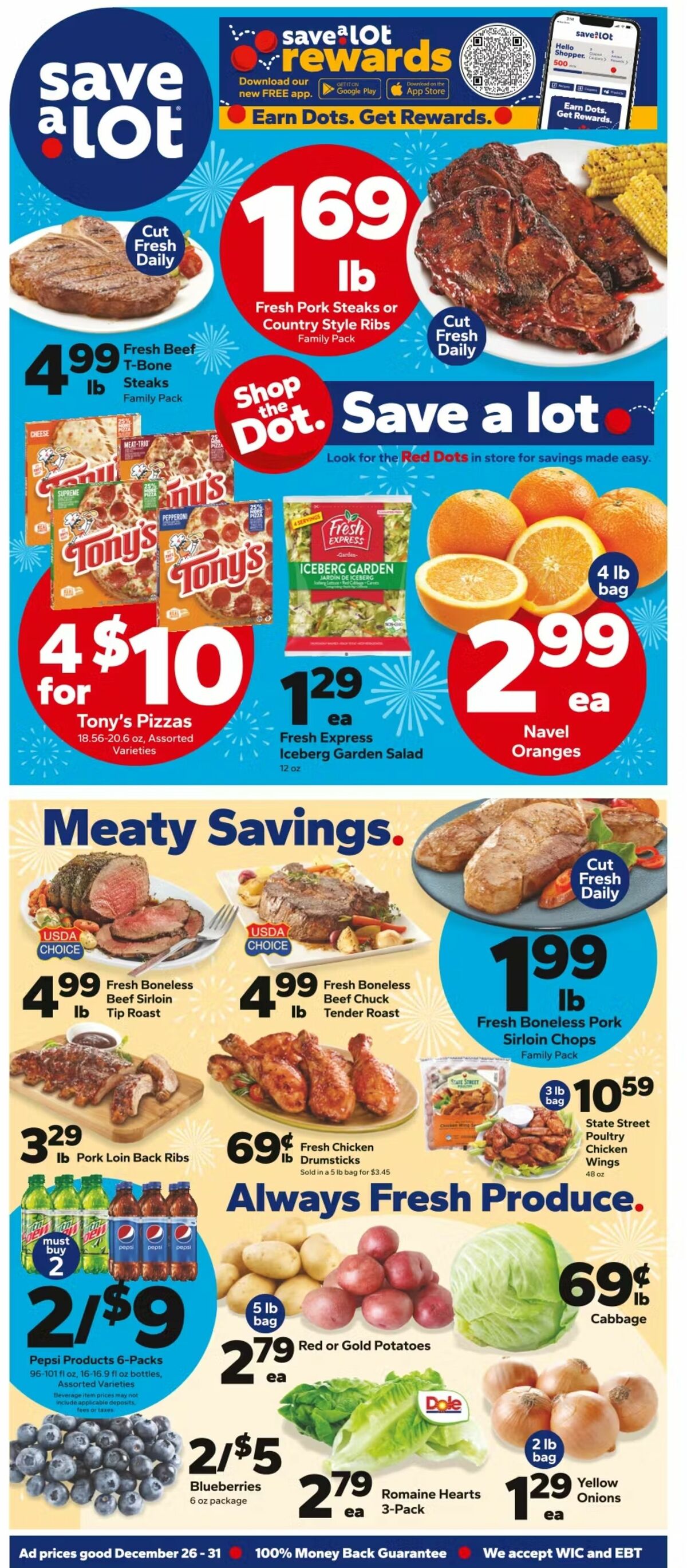 Save A Lot Weekly Ad from December 26