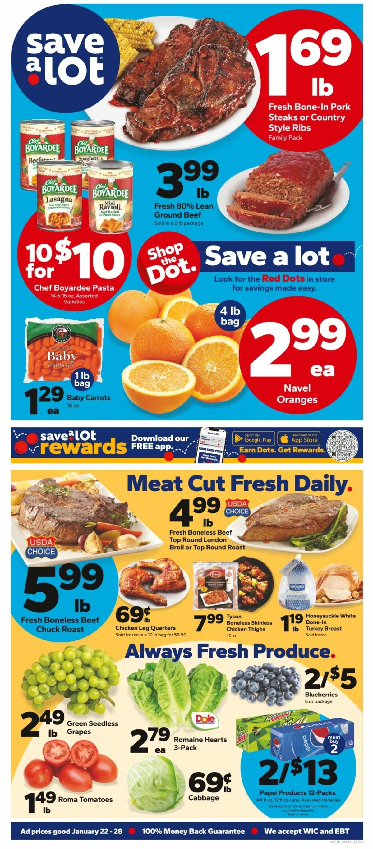 Save A Lot Weekly Ad from January 22