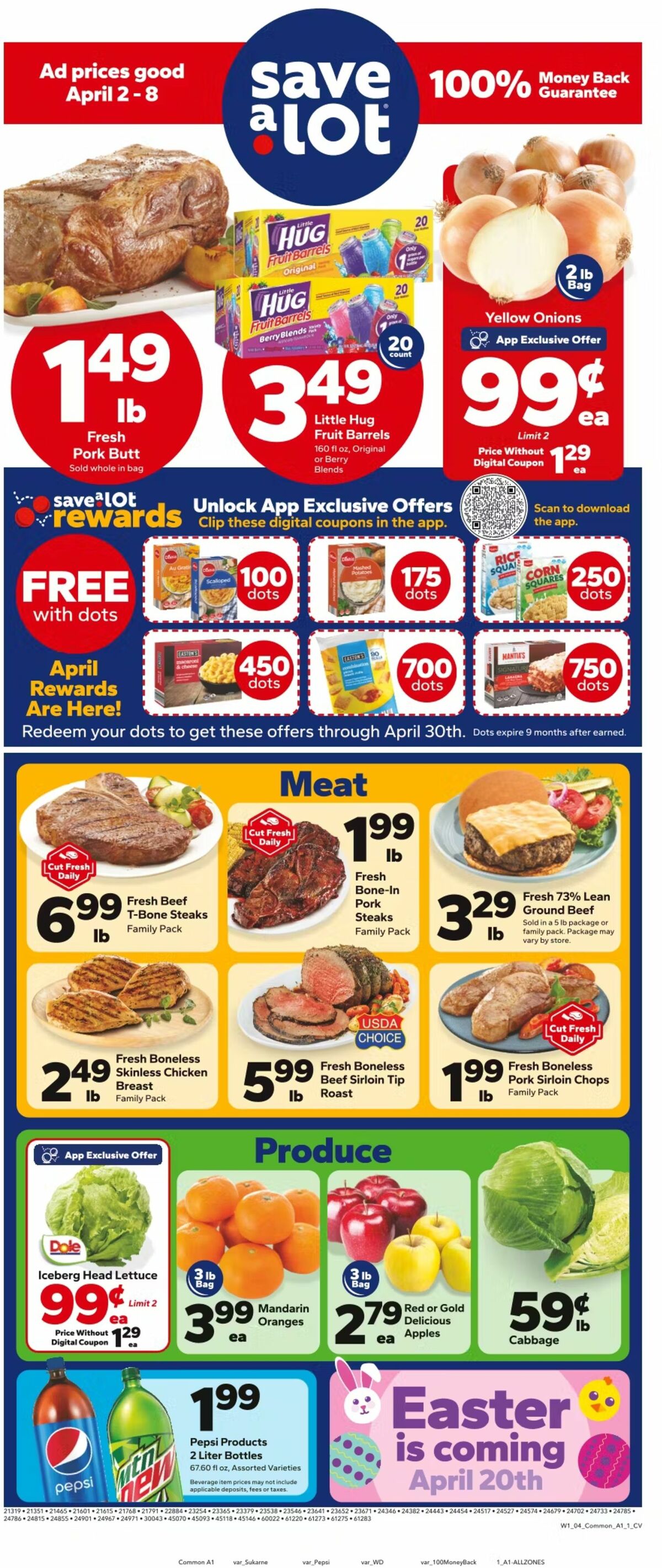 Save A Lot Weekly Ad from April 2