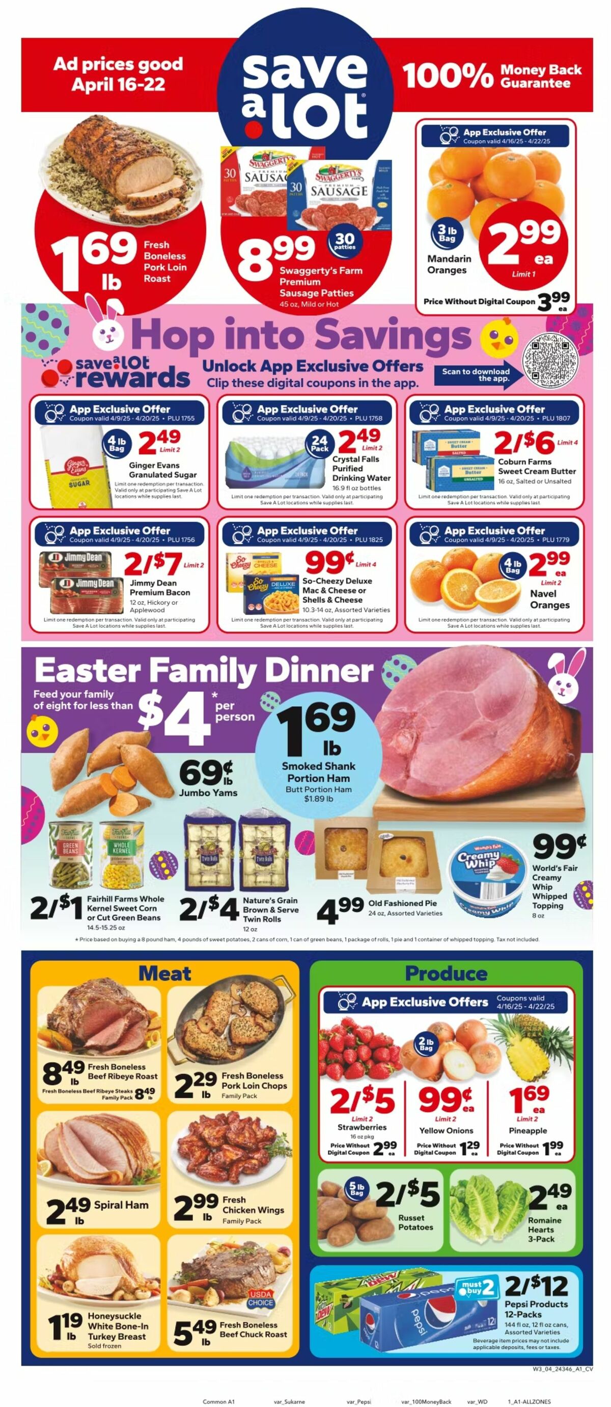 Save A Lot Weekly Ad from April 16
