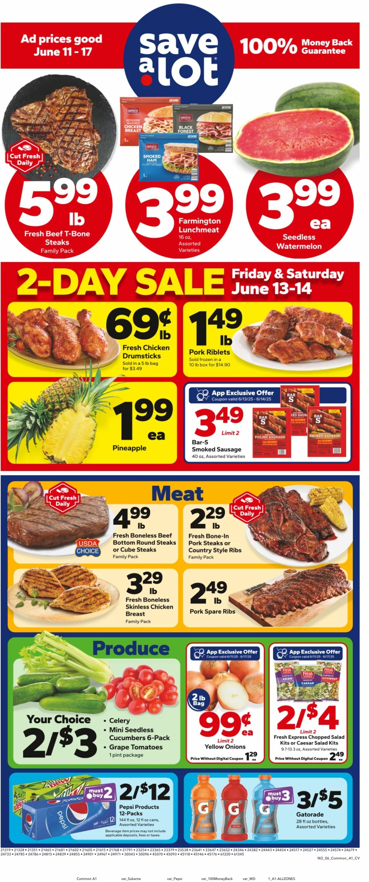 Save A Lot Weekly Ad from June 11