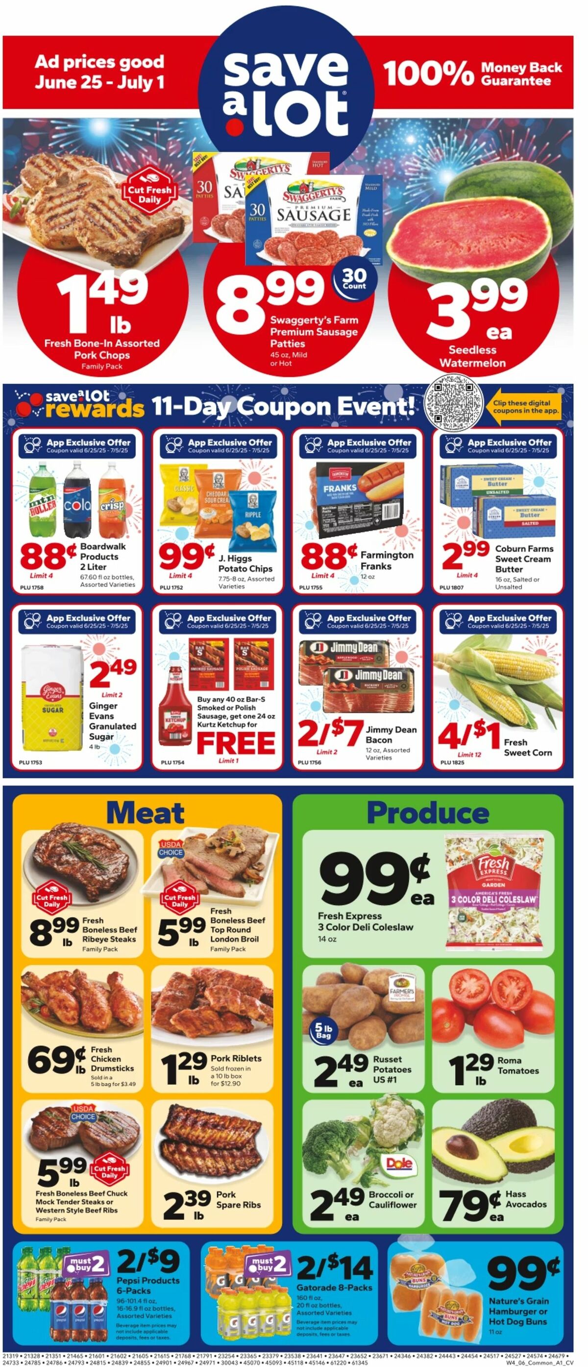Save A Lot Weekly Ad from June 25