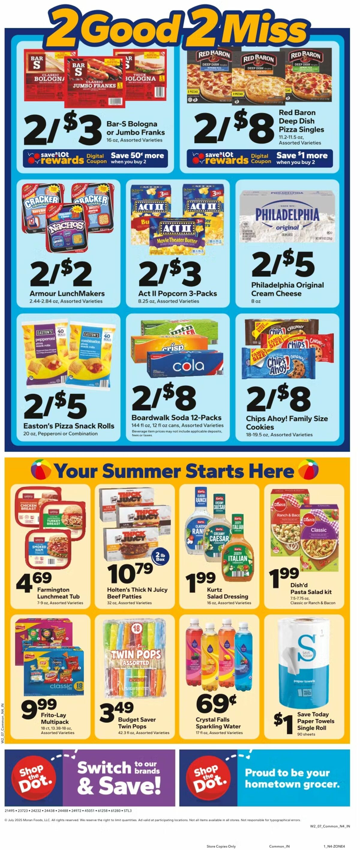 Save A Lot Weekly Ad from July 9