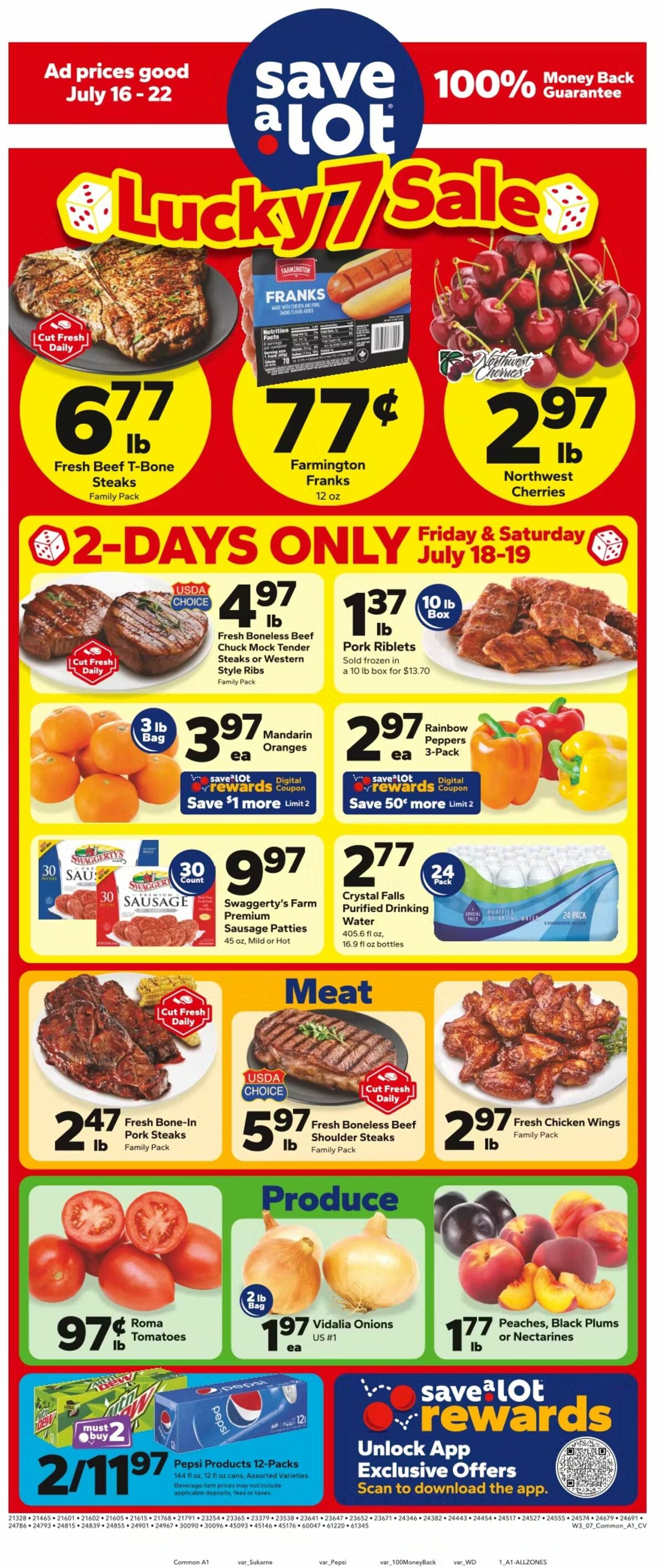 Save A Lot Weekly Ad from July 16
