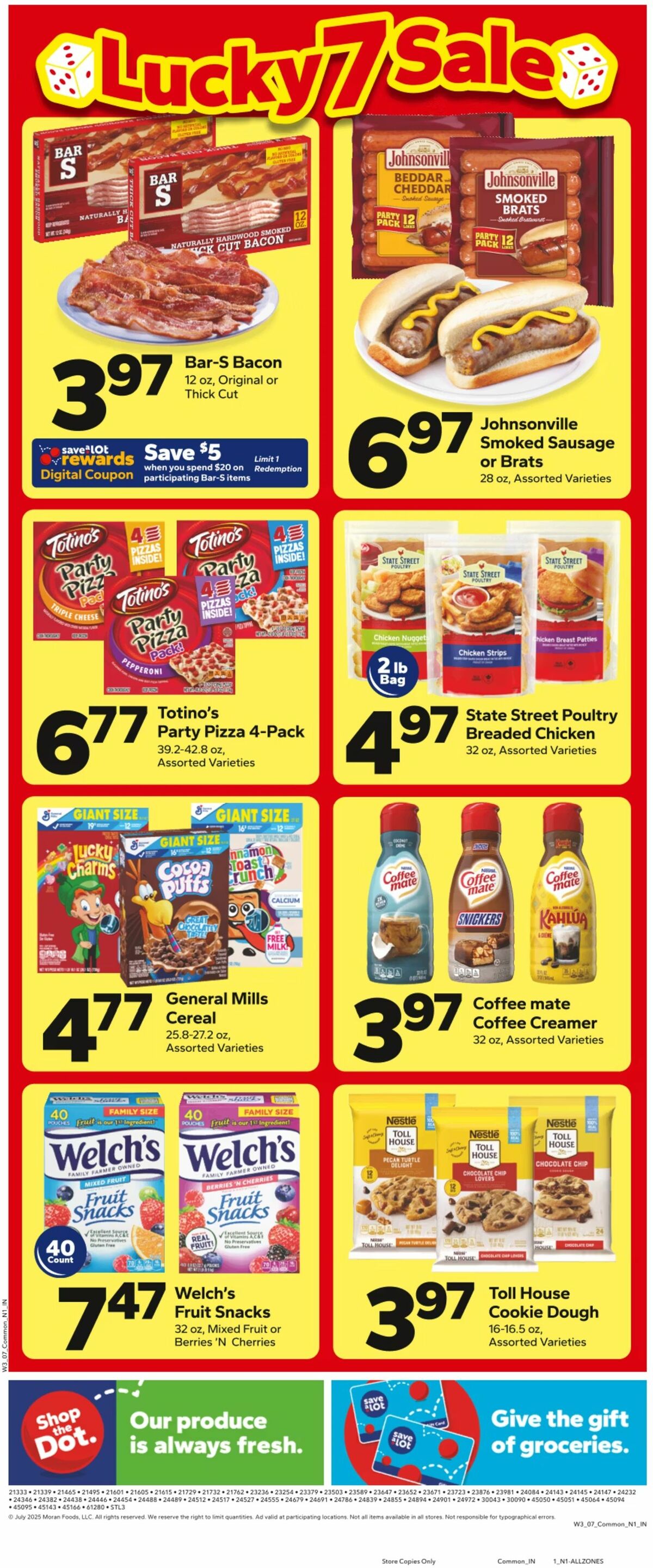 Save A Lot Weekly Ad from July 16