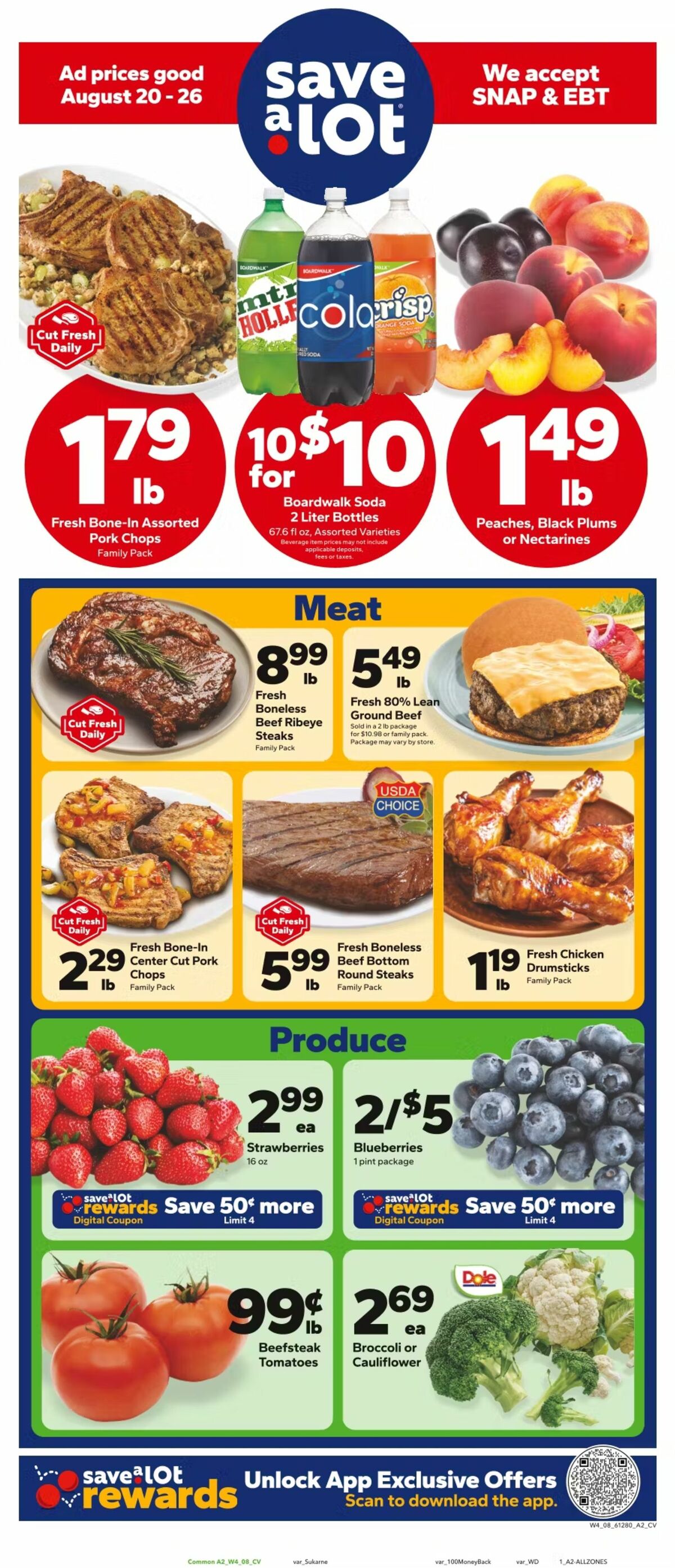 Save A Lot Weekly Ad from August 20