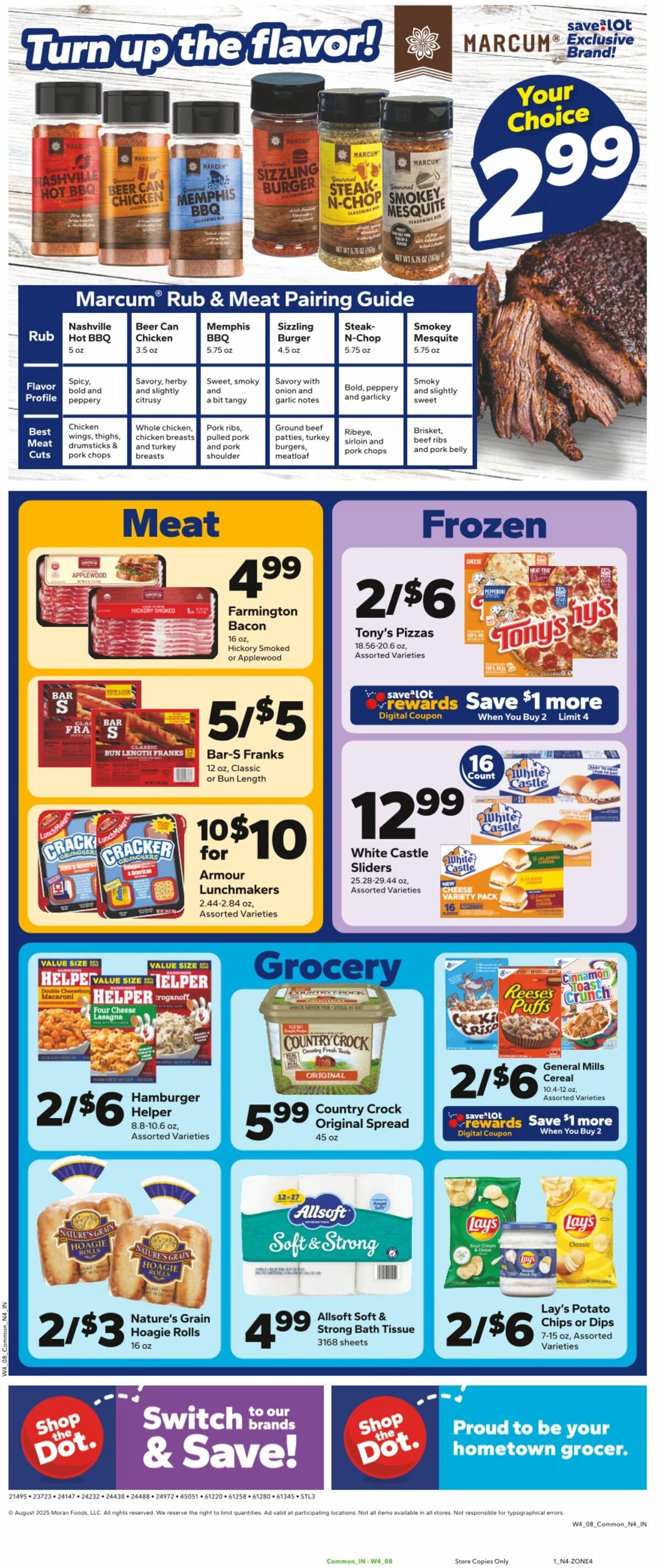 Save A Lot Weekly Ad from August 20