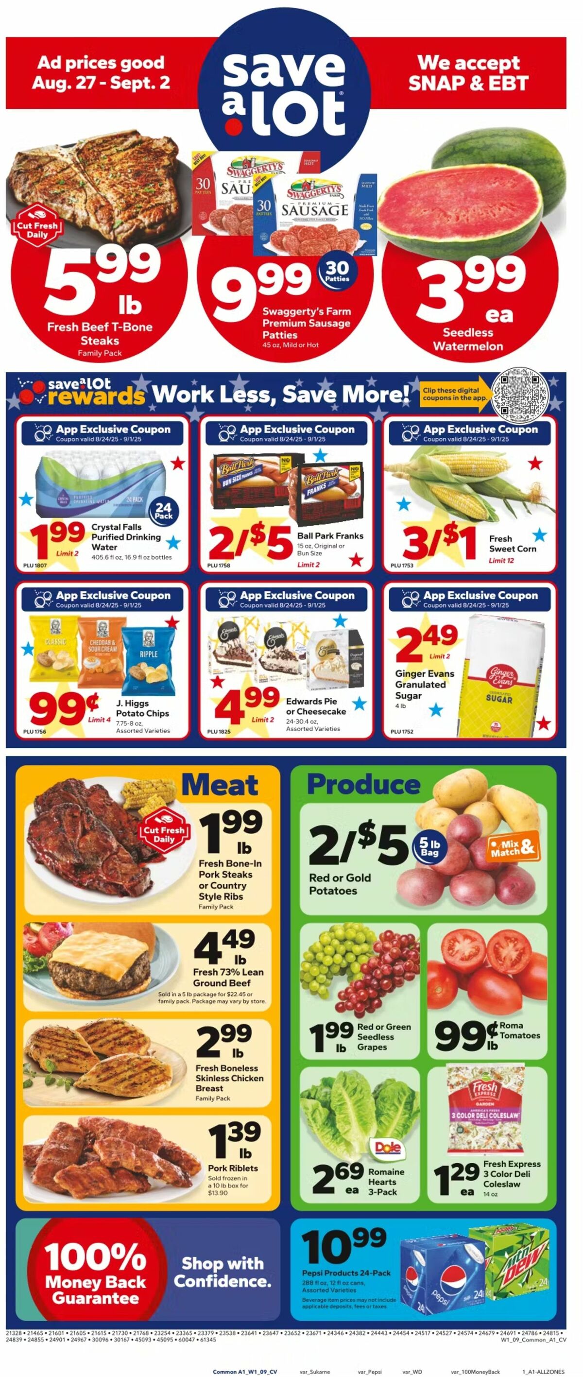 Save A Lot Weekly Ad from August 27