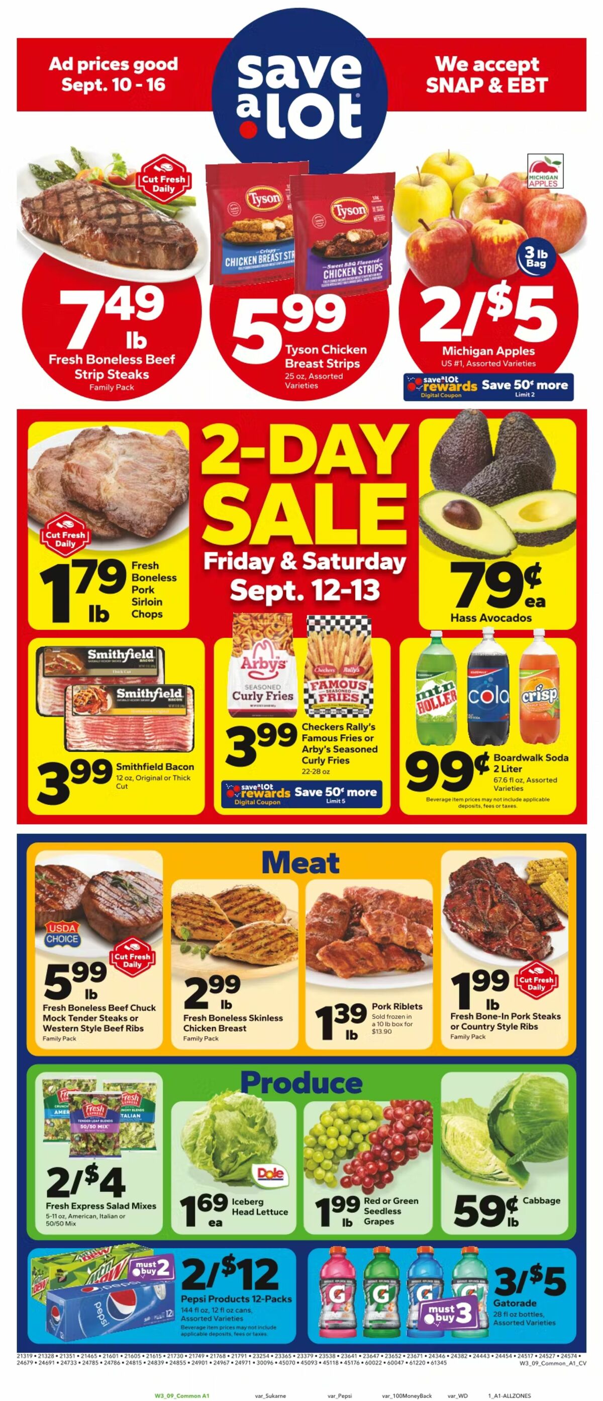 Save A Lot Weekly Ad from September 10