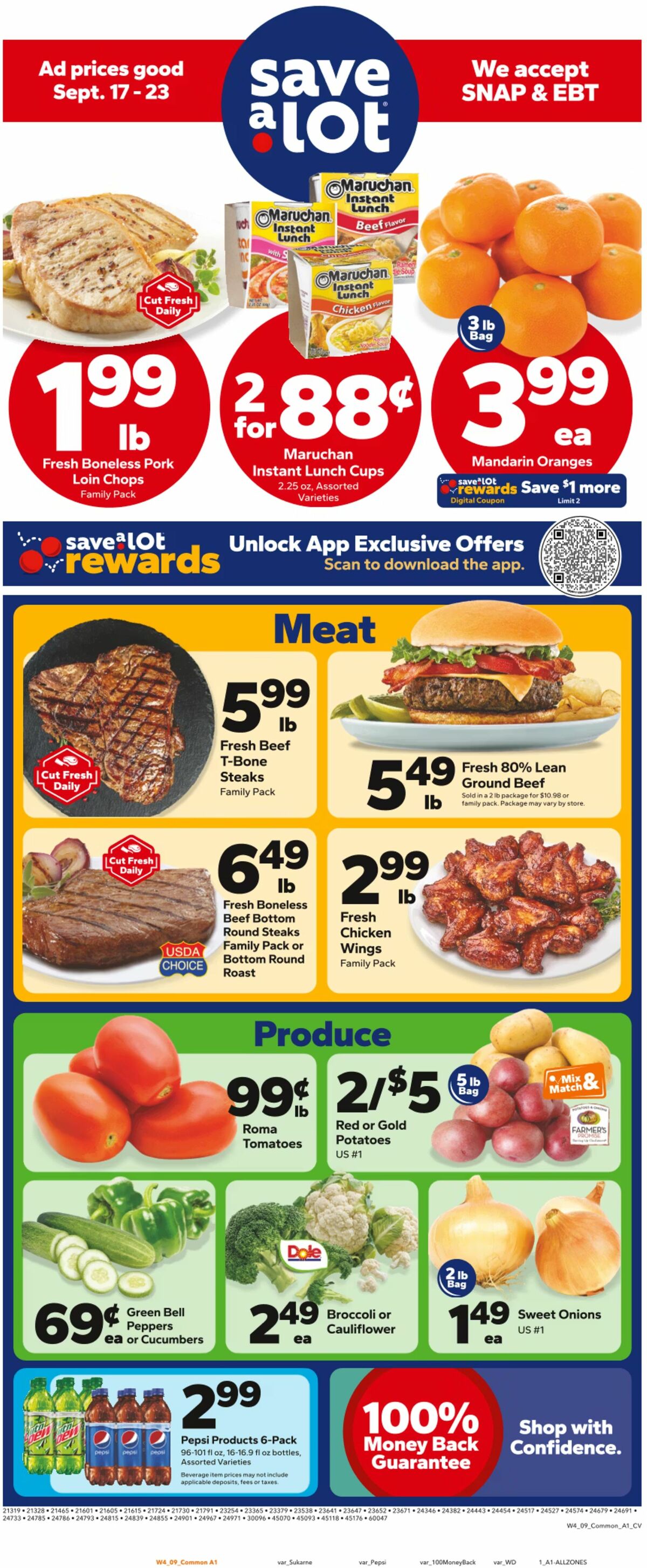 Save A Lot Weekly Ad from September 17