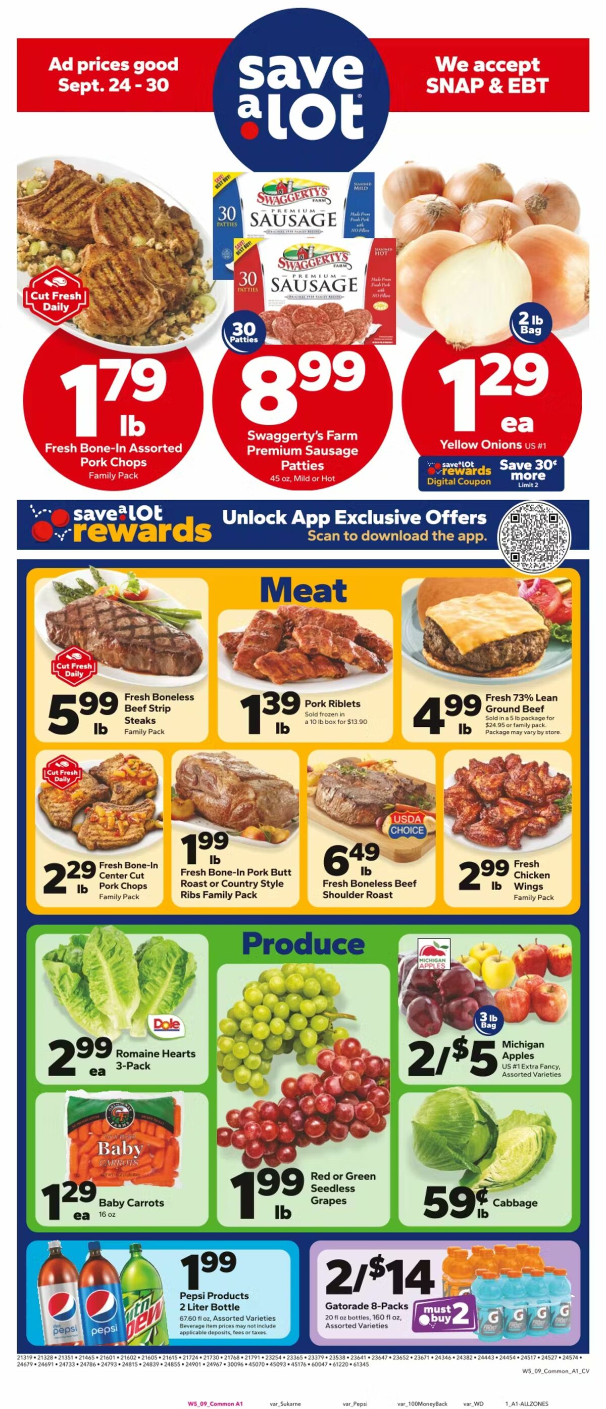 Save A Lot Weekly Ad from September 24
