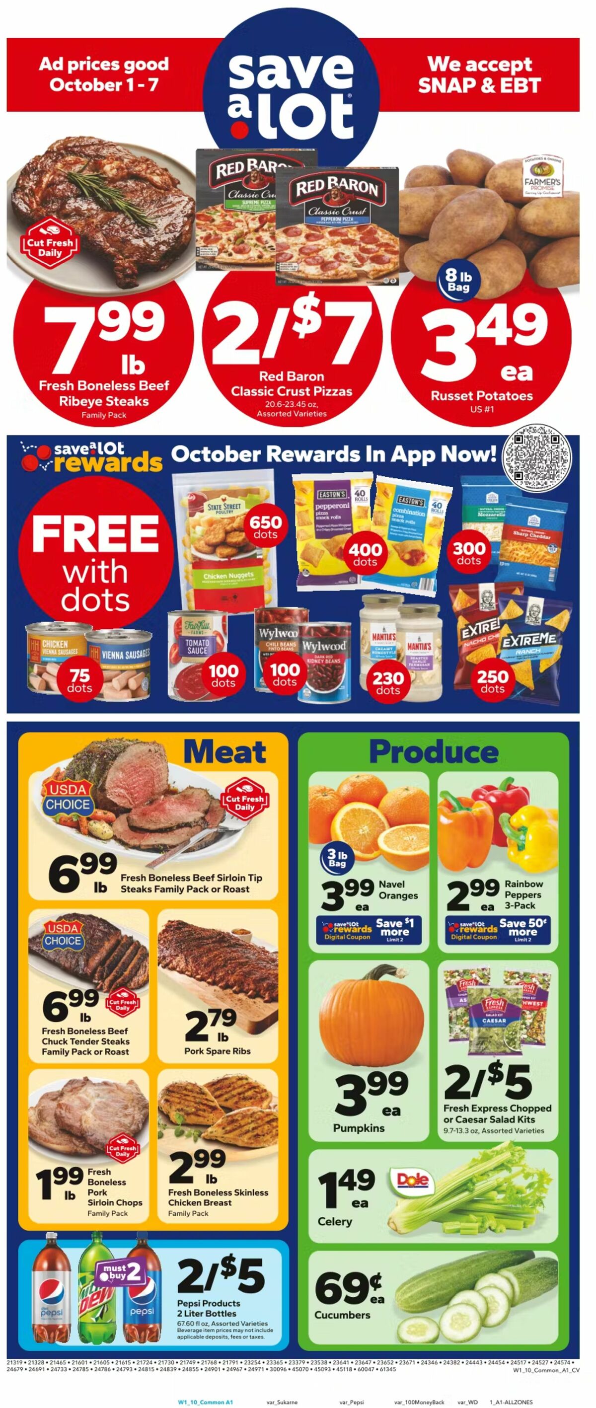 Save A Lot Weekly Ad from October 1