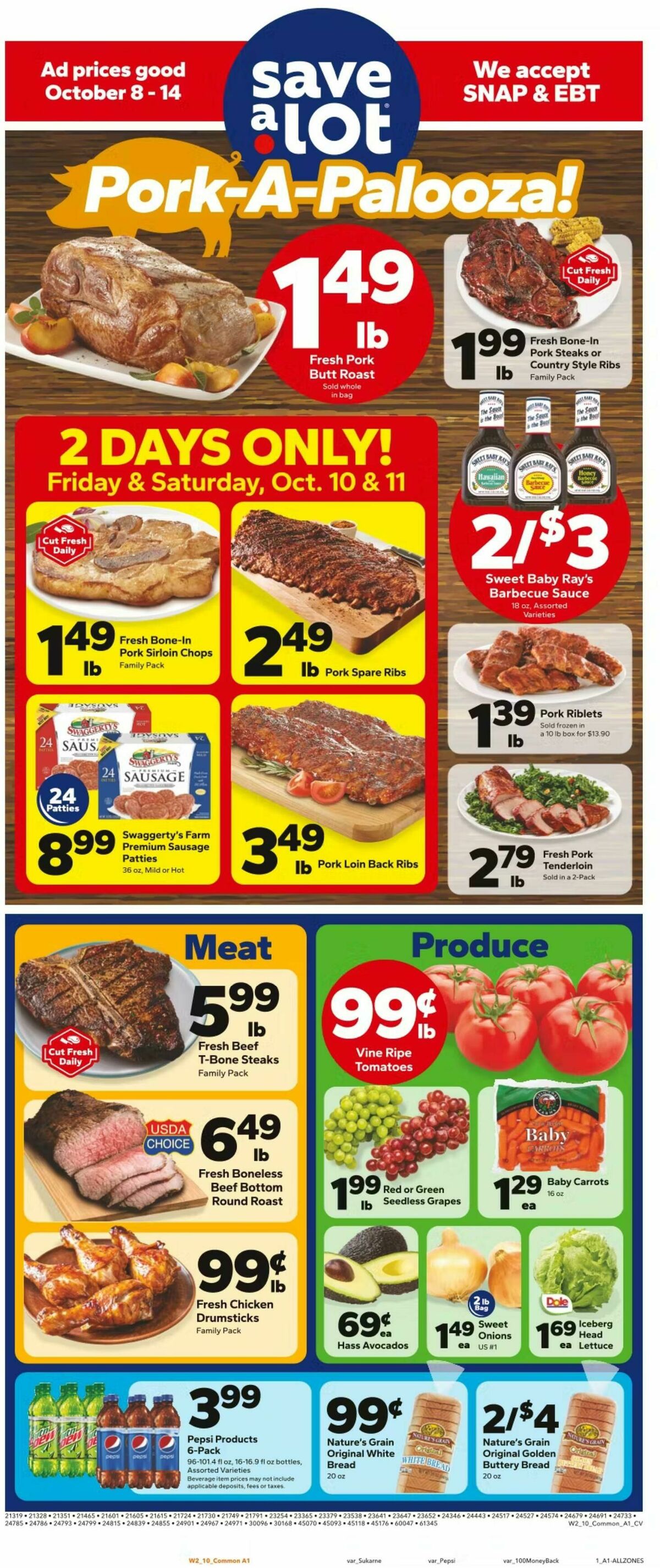 Save A Lot Weekly Ad from October 8