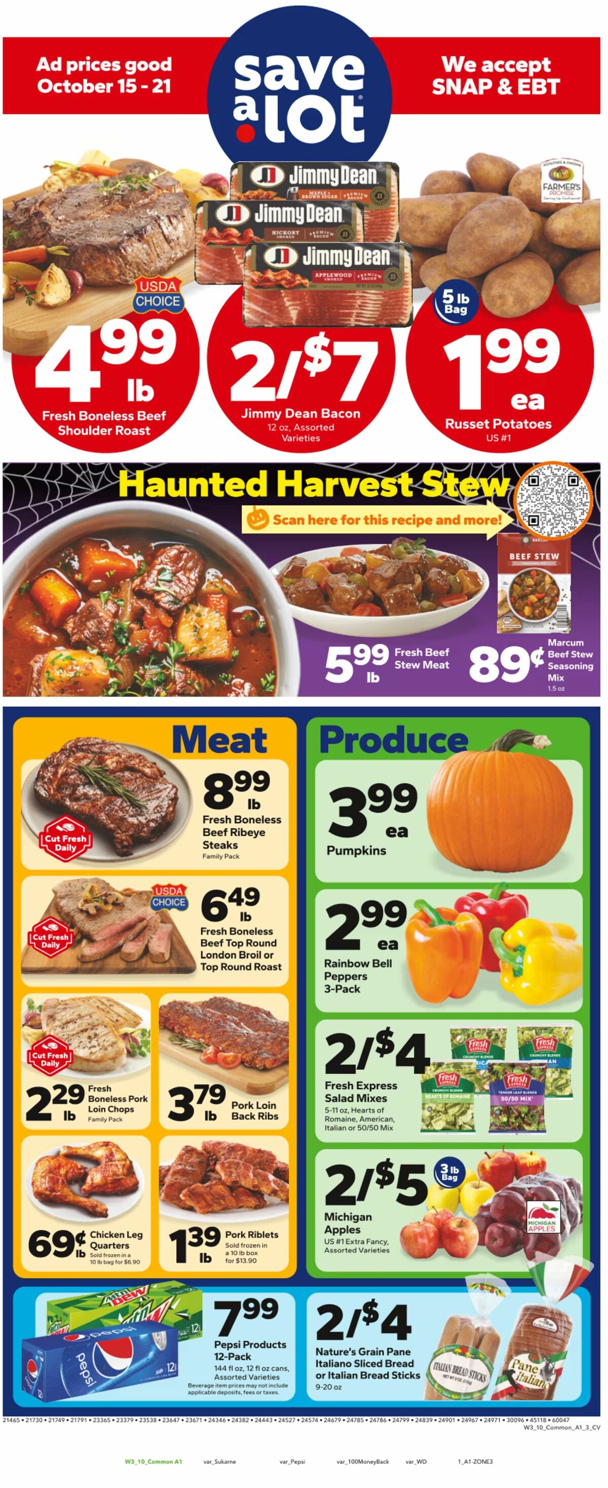 Save A Lot Weekly Ad from October 15