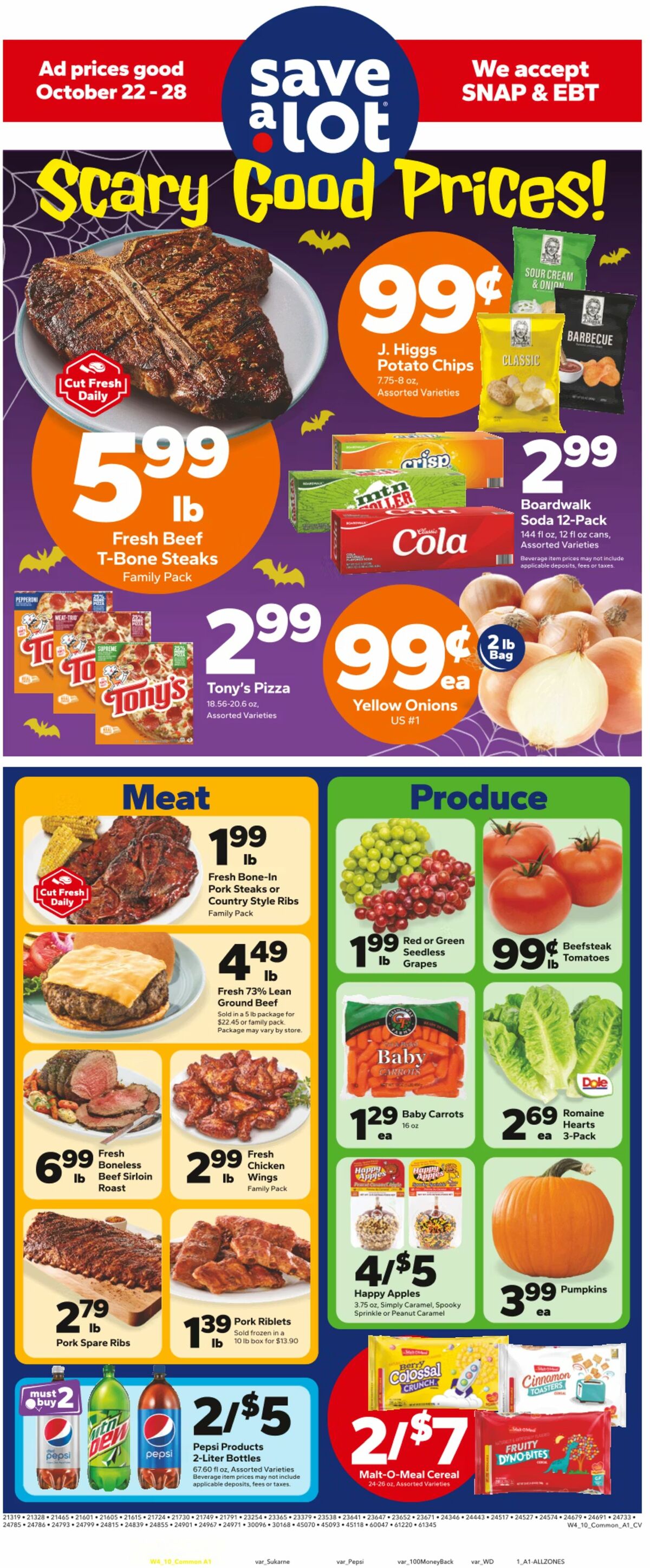 Save A Lot Weekly Ad from October 22