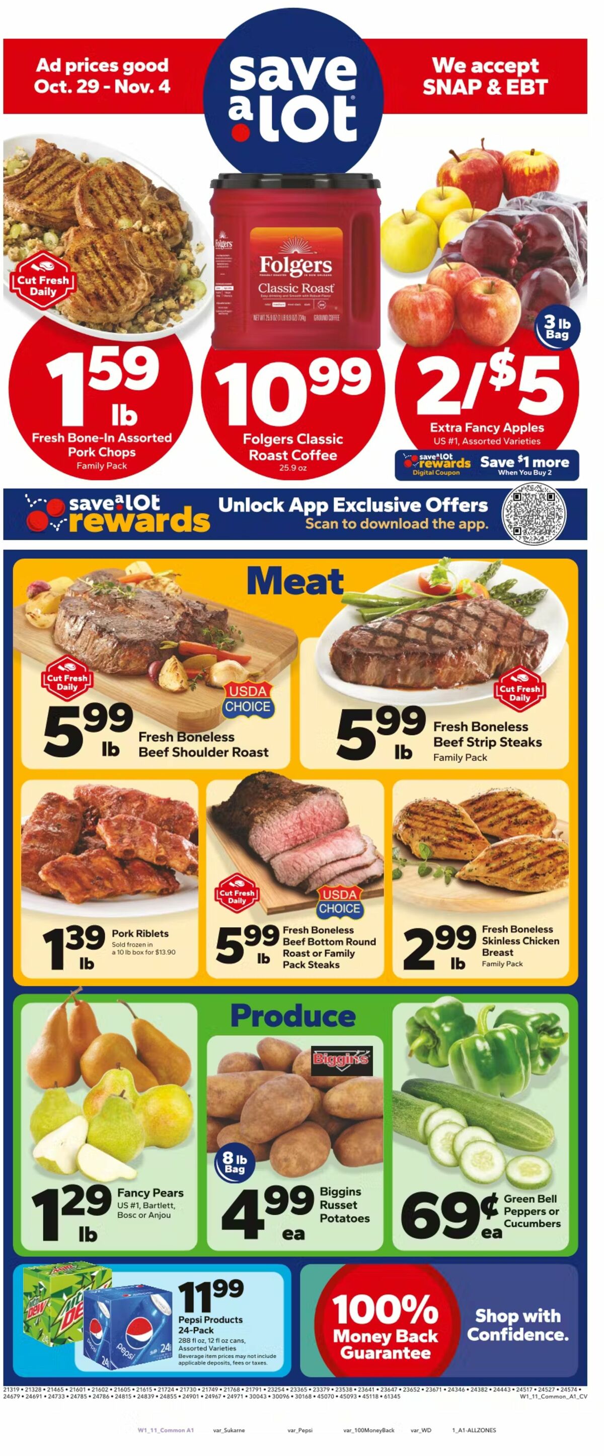 Save A Lot Weekly Ad from October 29