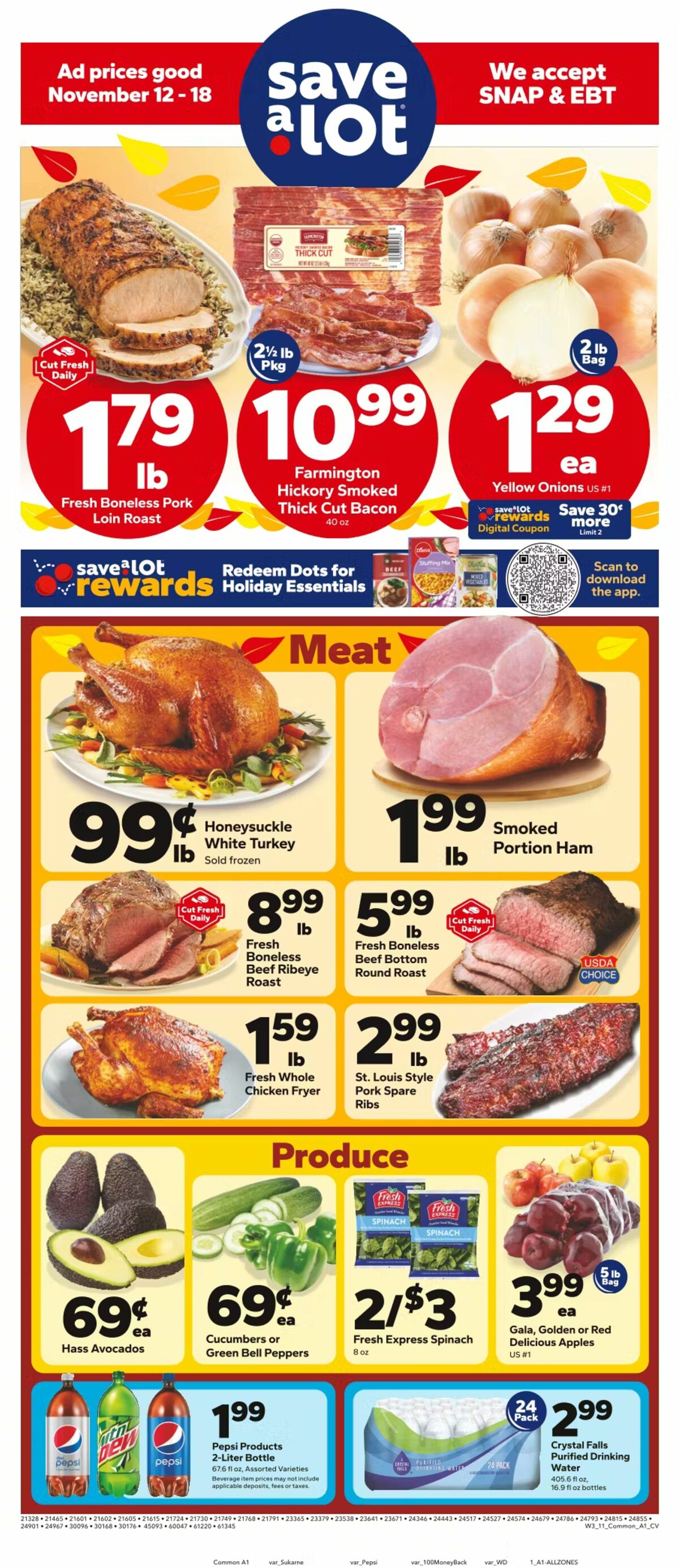 Save A Lot Weekly Ad from November 12