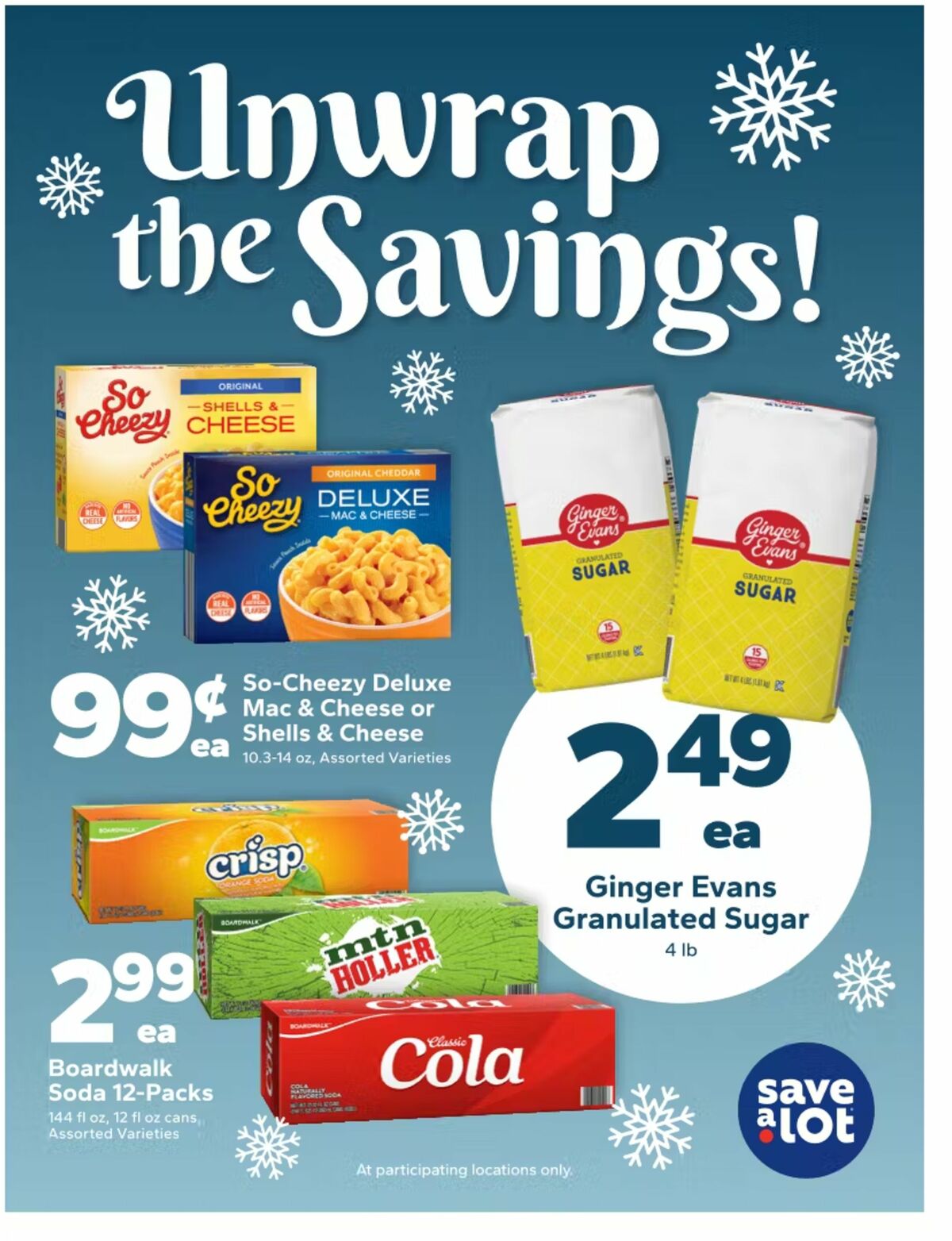 Save A Lot Special Promotion Weekly Ad from December 10