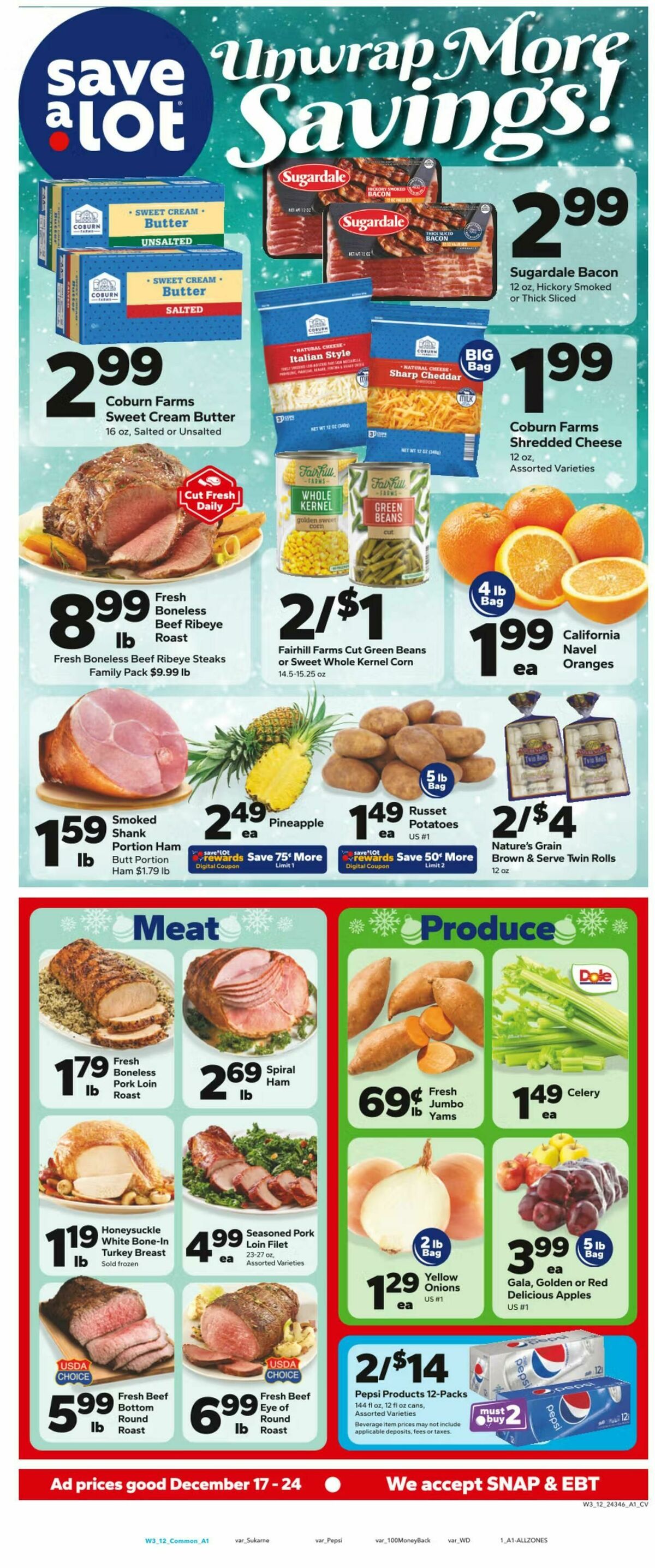 Save A Lot Weekly Ad from December 17