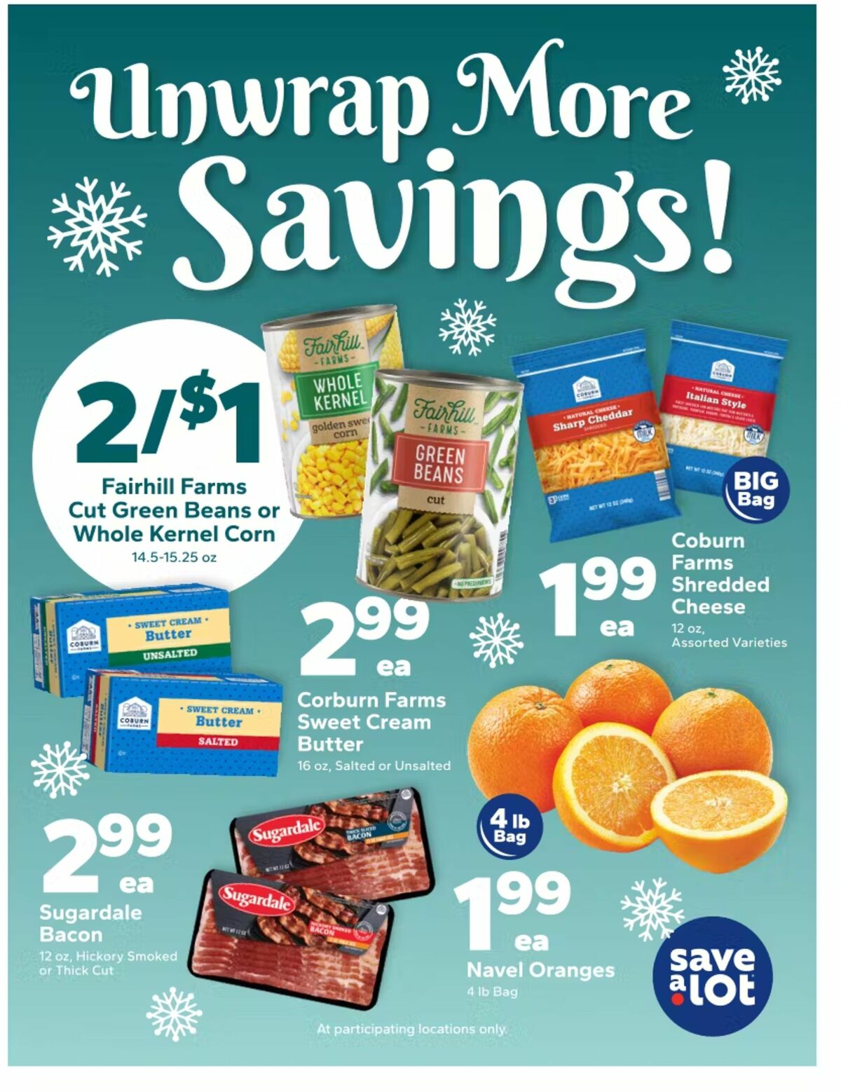 Save A Lot Special Promotion Weekly Ad from December 17