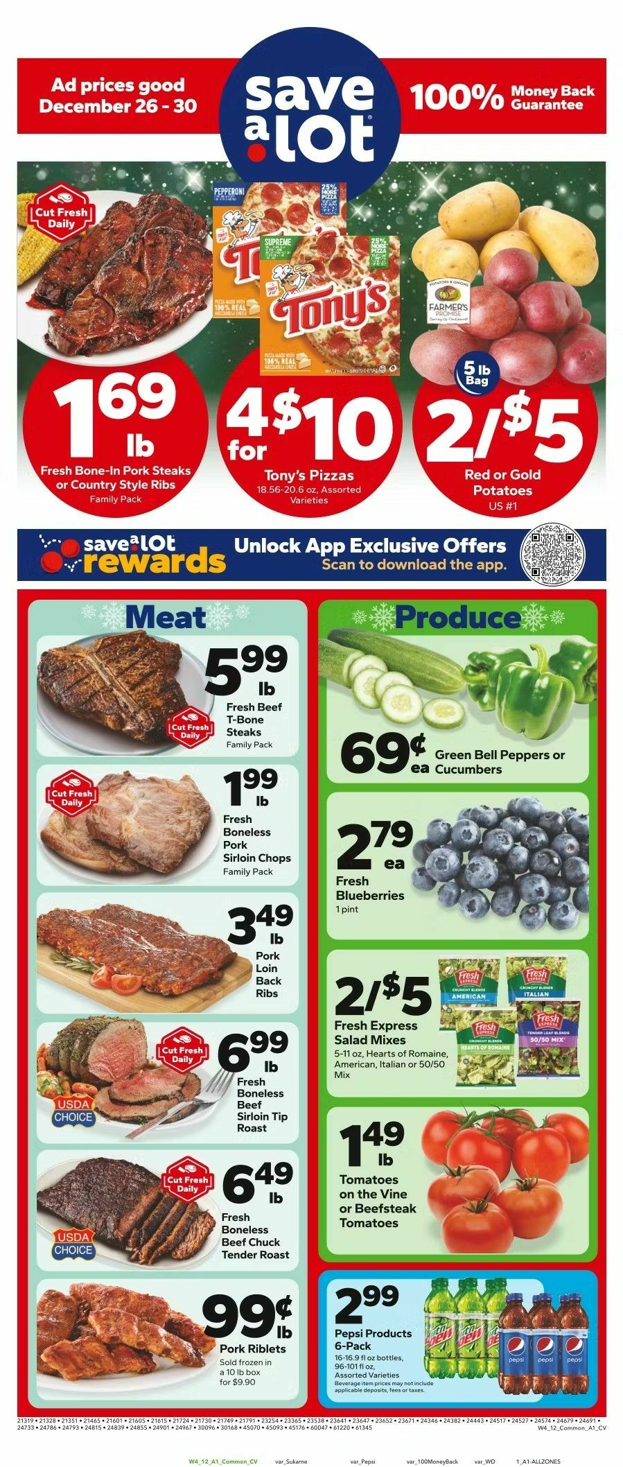 Save A Lot Weekly Ad from December 26