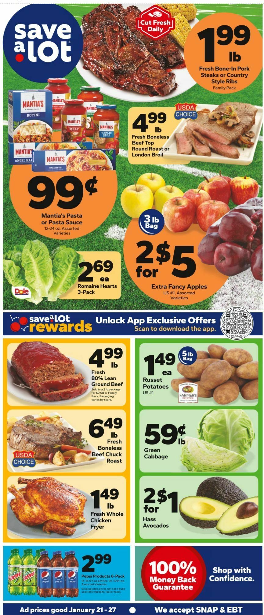 Save A Lot Weekly Ad from January 21