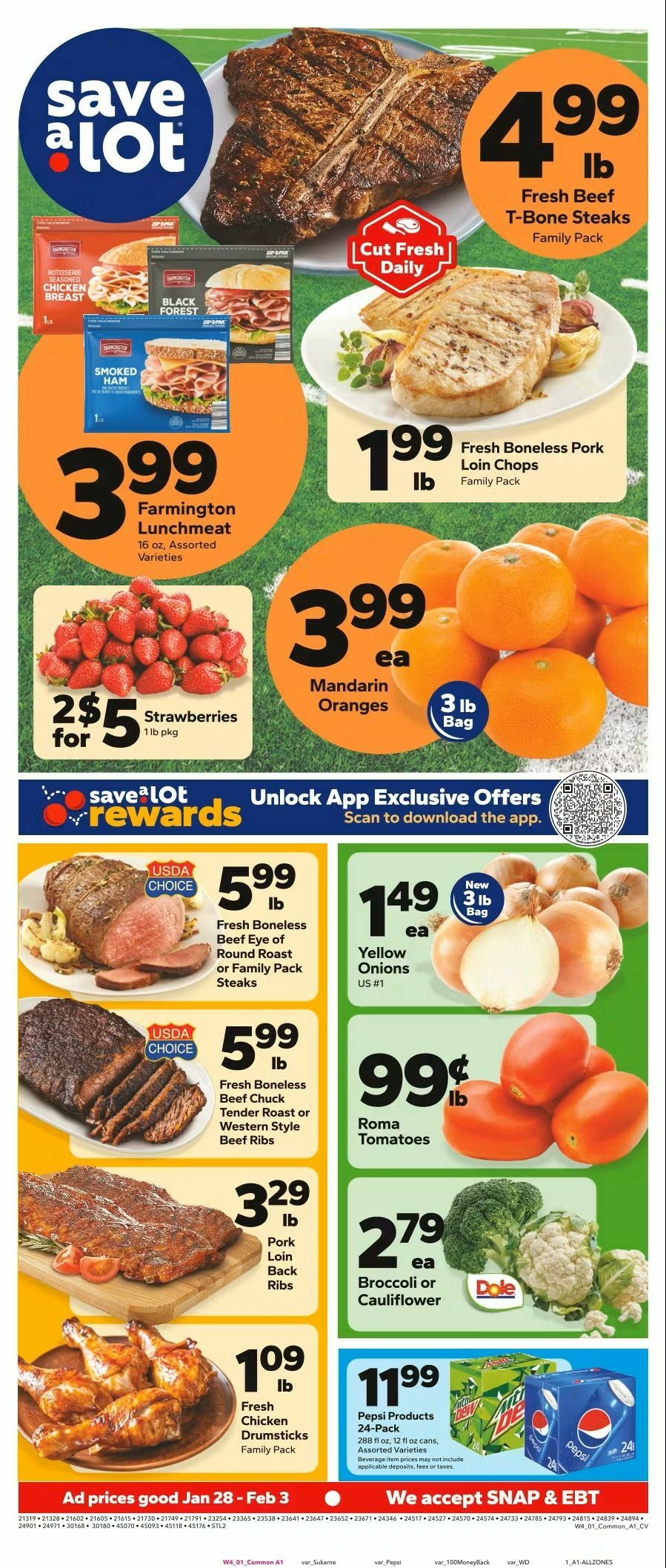 Save A Lot Weekly Ad from January 28