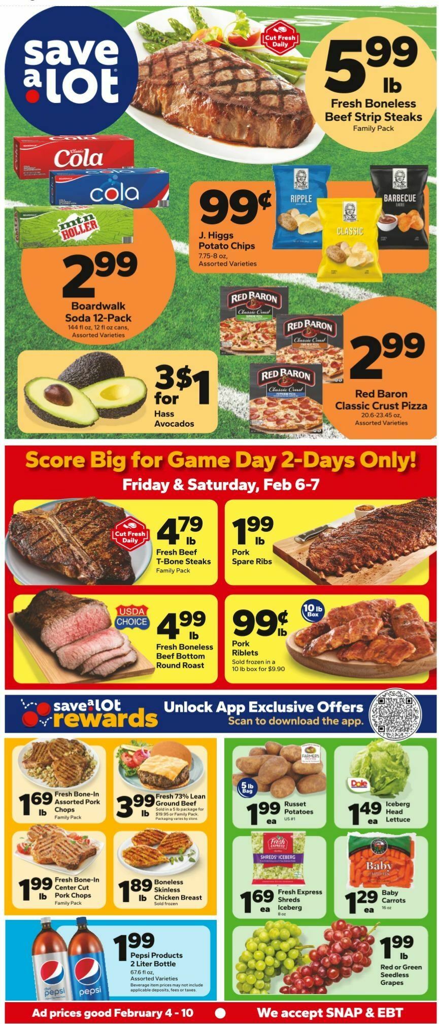 Save A Lot Weekly Ad from February 4