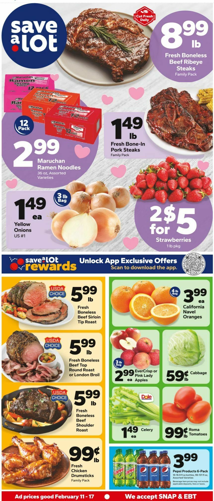 Save A Lot Weekly Ad from February 11