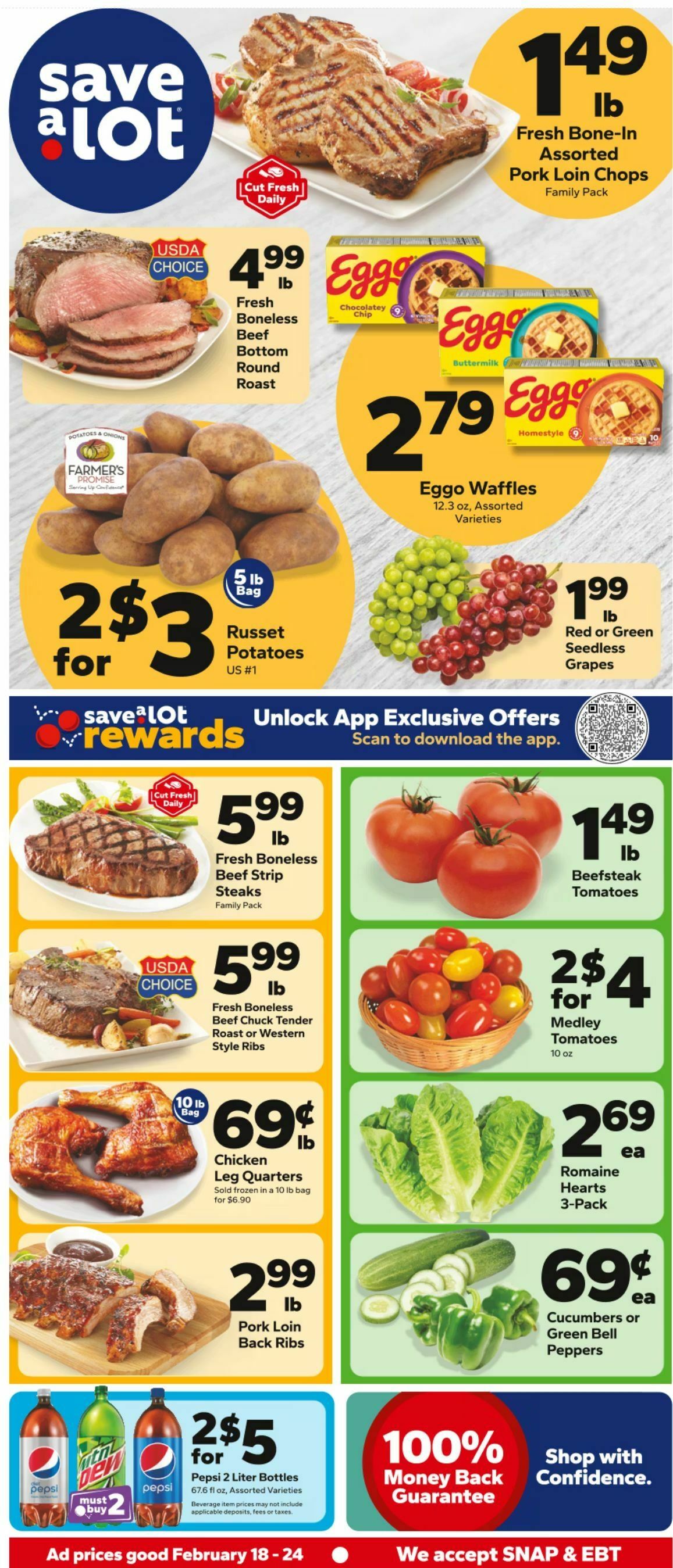 Save A Lot Weekly Ad from February 18