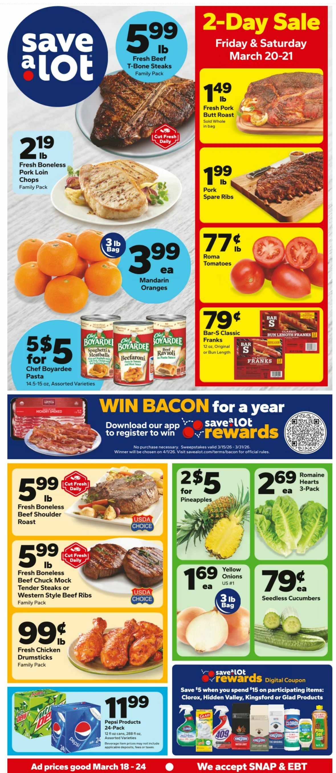 Save A Lot Weekly Ad from March 18