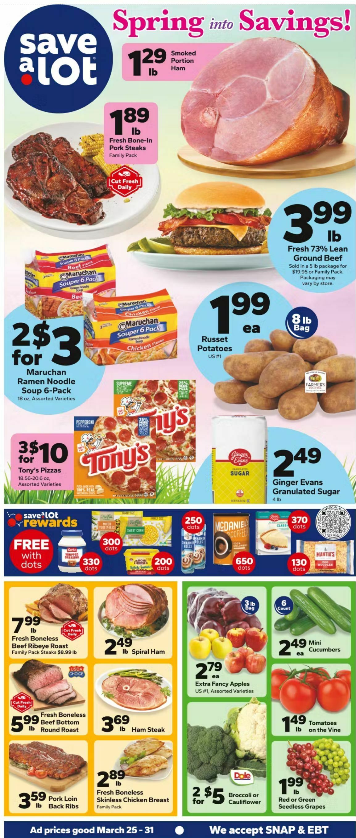 Save A Lot Weekly Ad from March 25