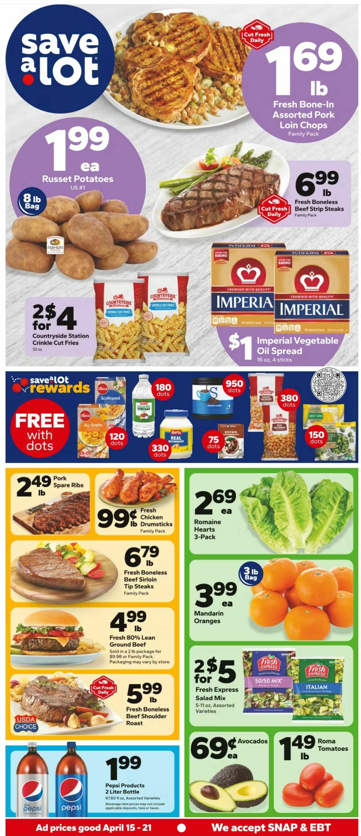 Save A Lot Weekly Ad from April 15