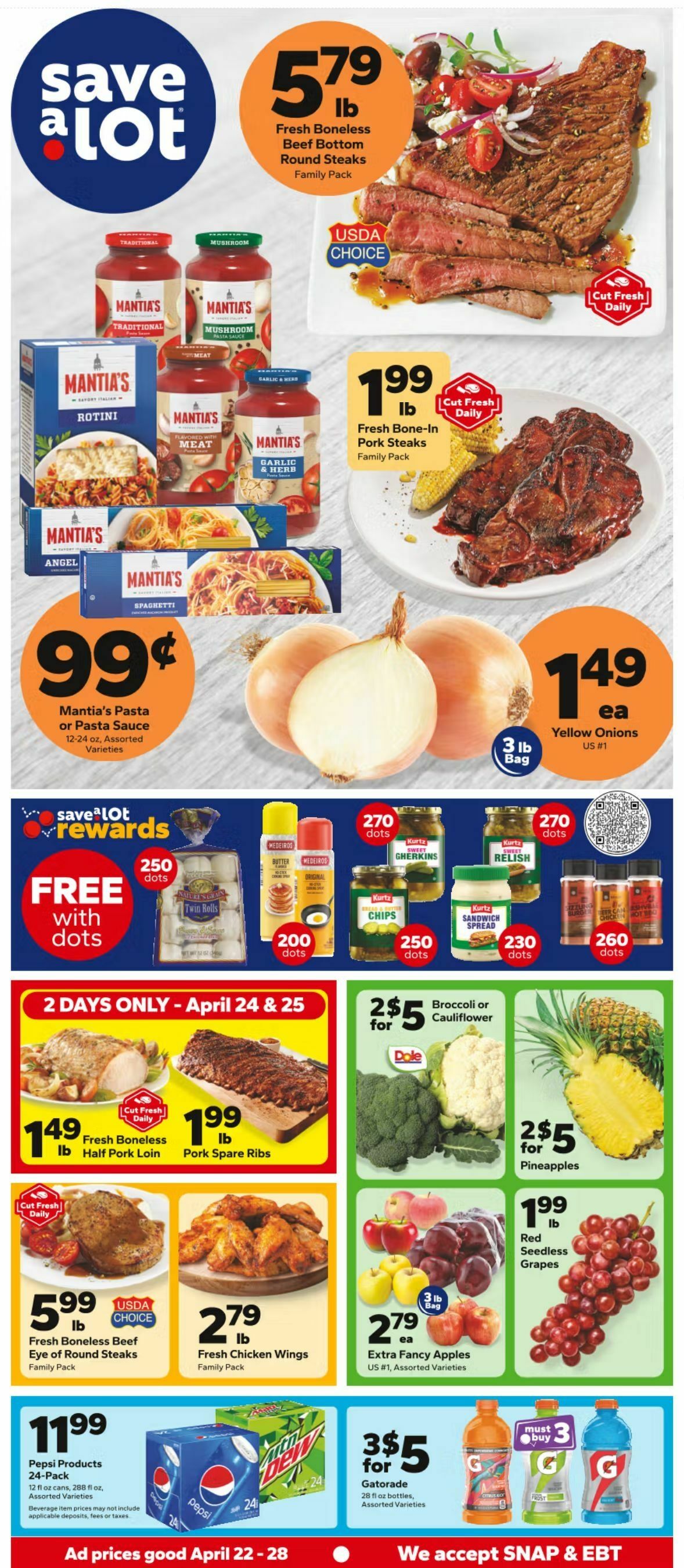 Save A Lot Weekly Ad from April 22