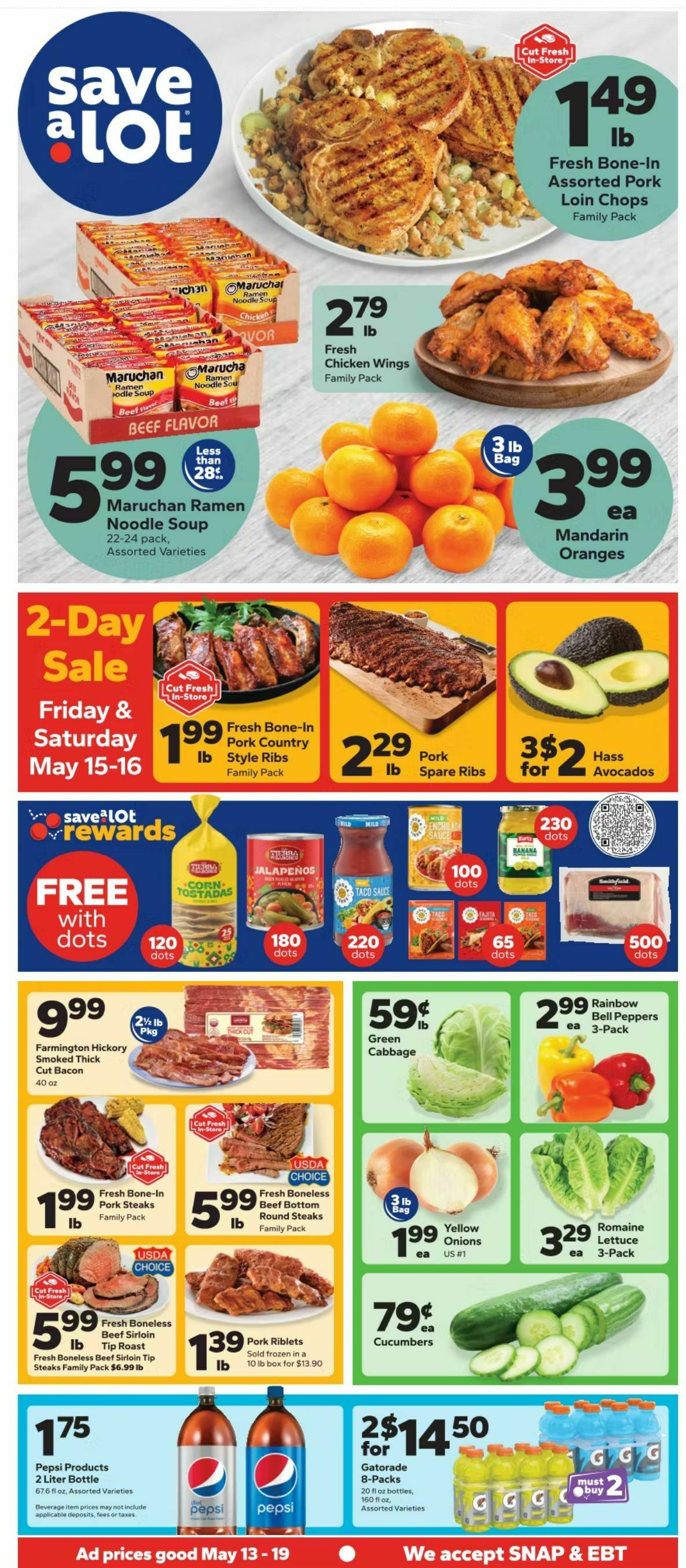 Save A Lot Weekly Ad from May 13