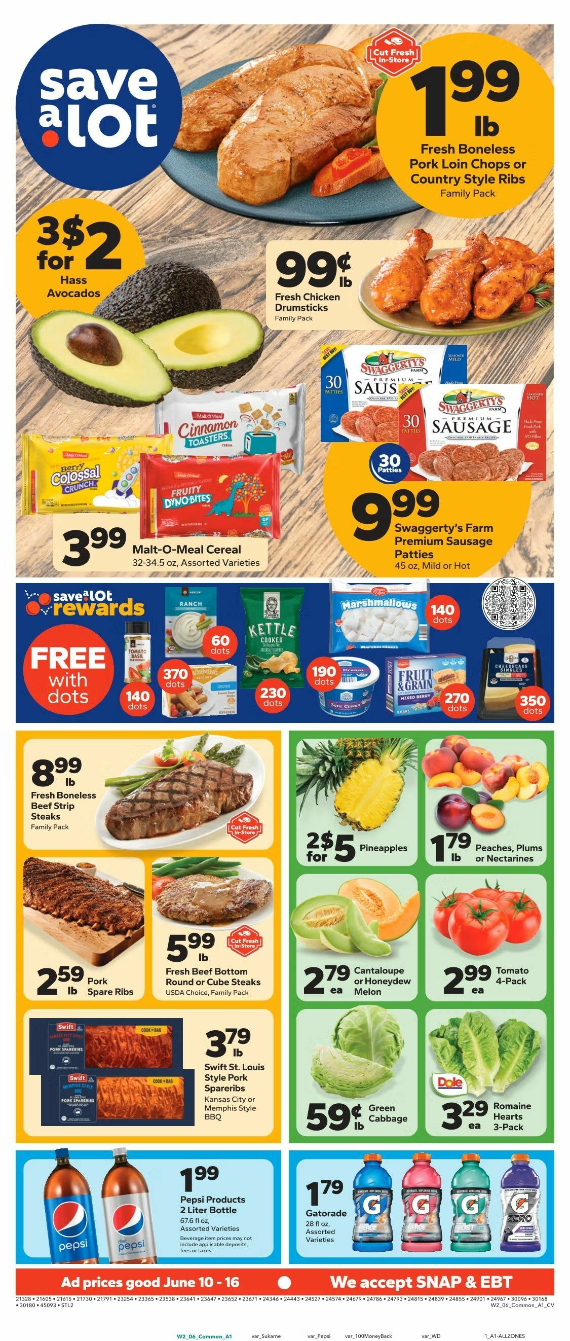 Save A Lot Weekly Ad from June 10