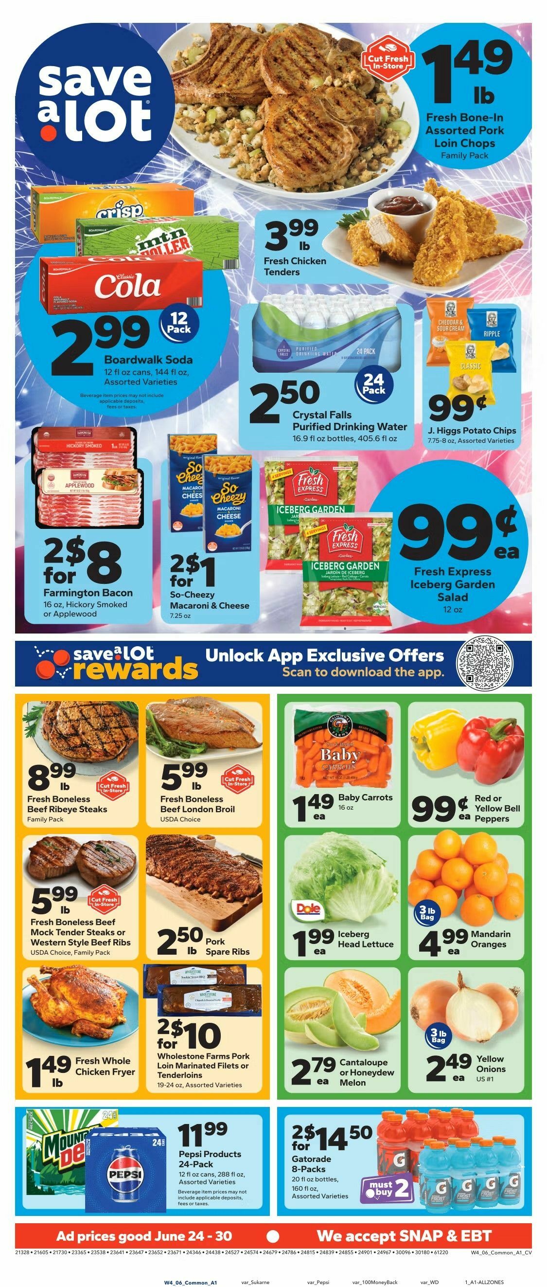 Save A Lot Weekly Ad from June 24
