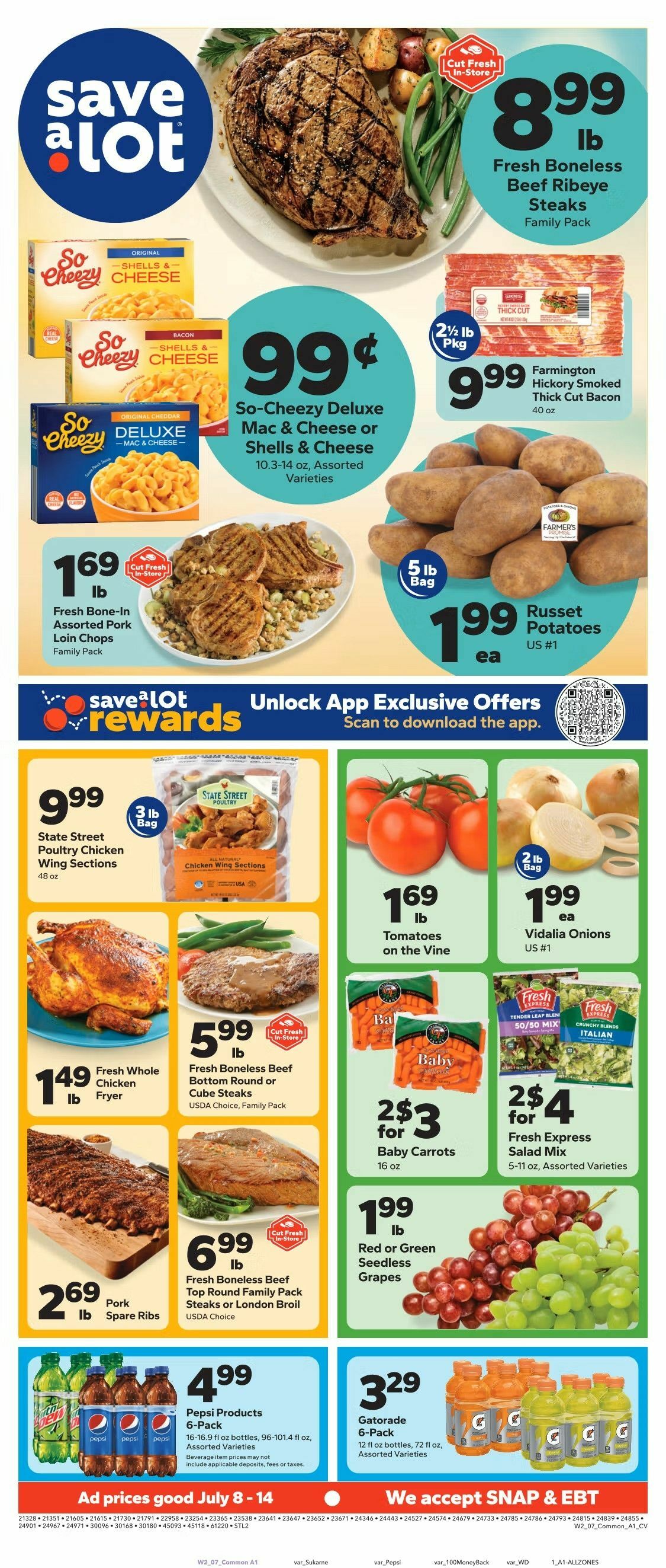 Save A Lot Weekly Ad from July 8