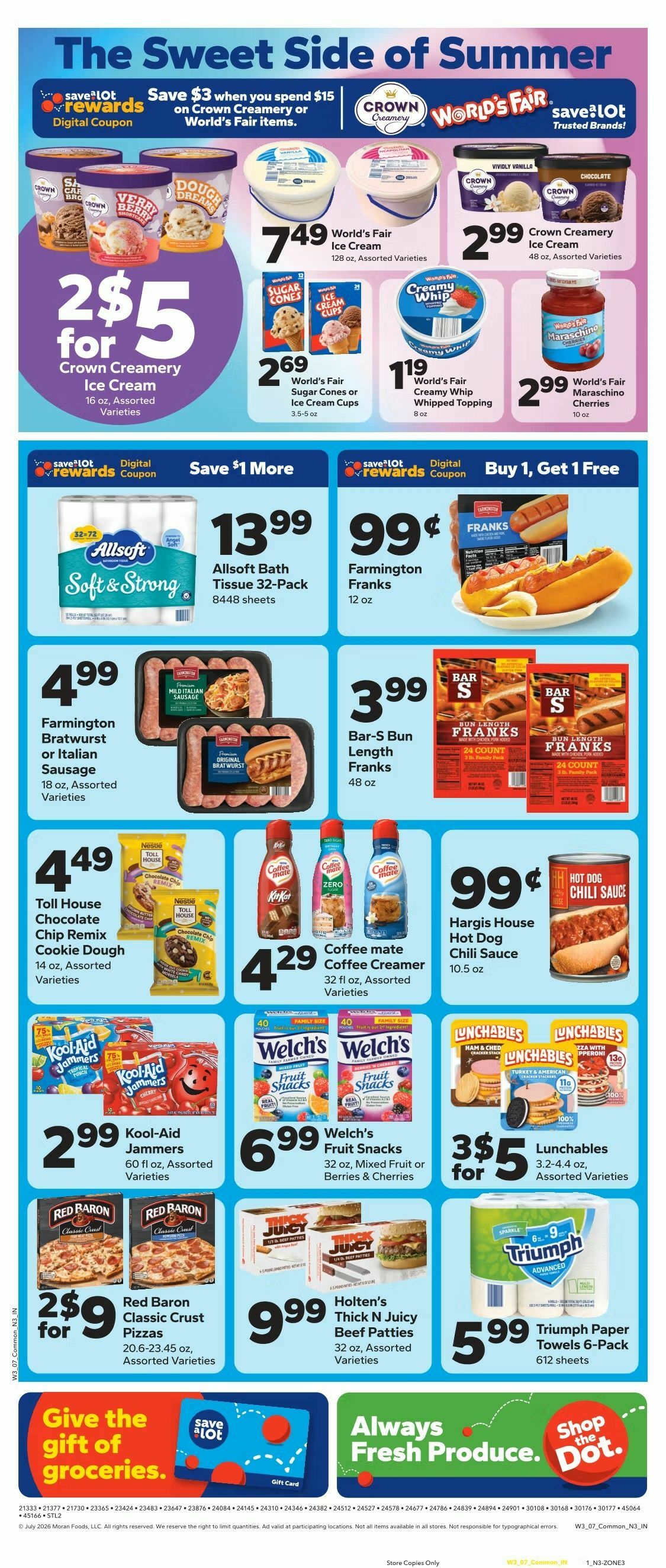 Save A Lot Weekly Ad from July 15