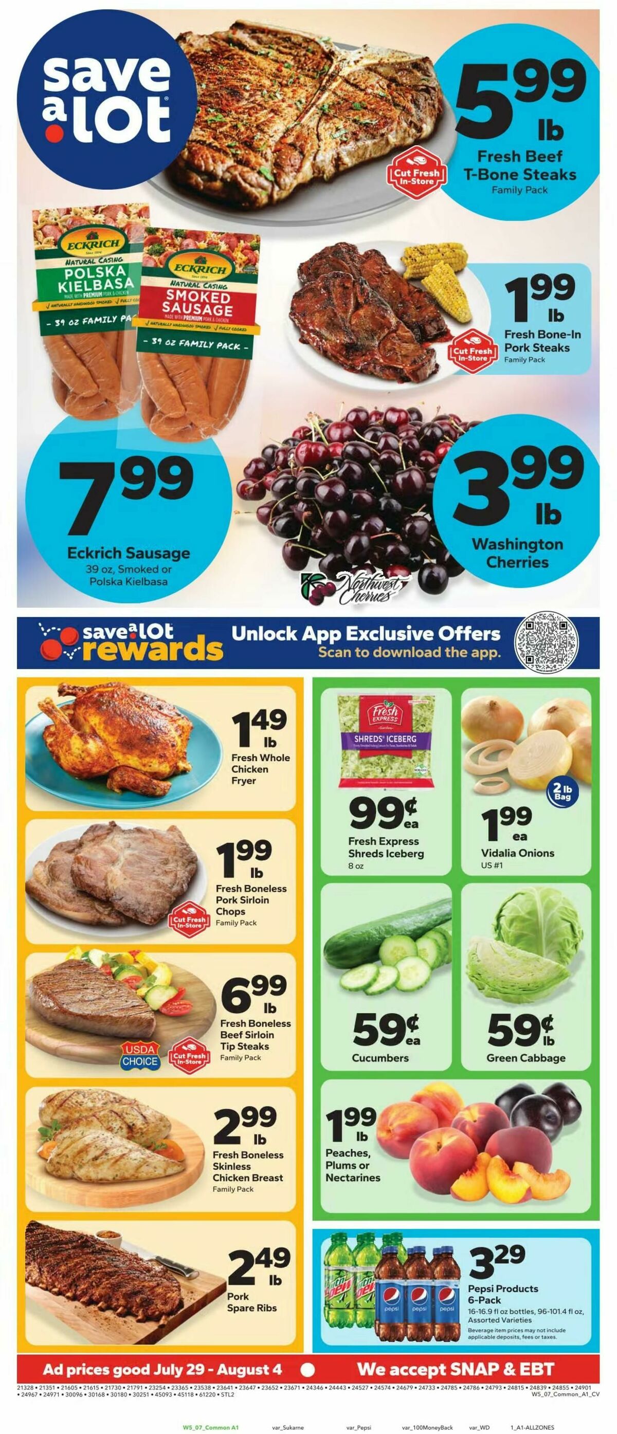 Save A Lot Weekly Ad from July 29