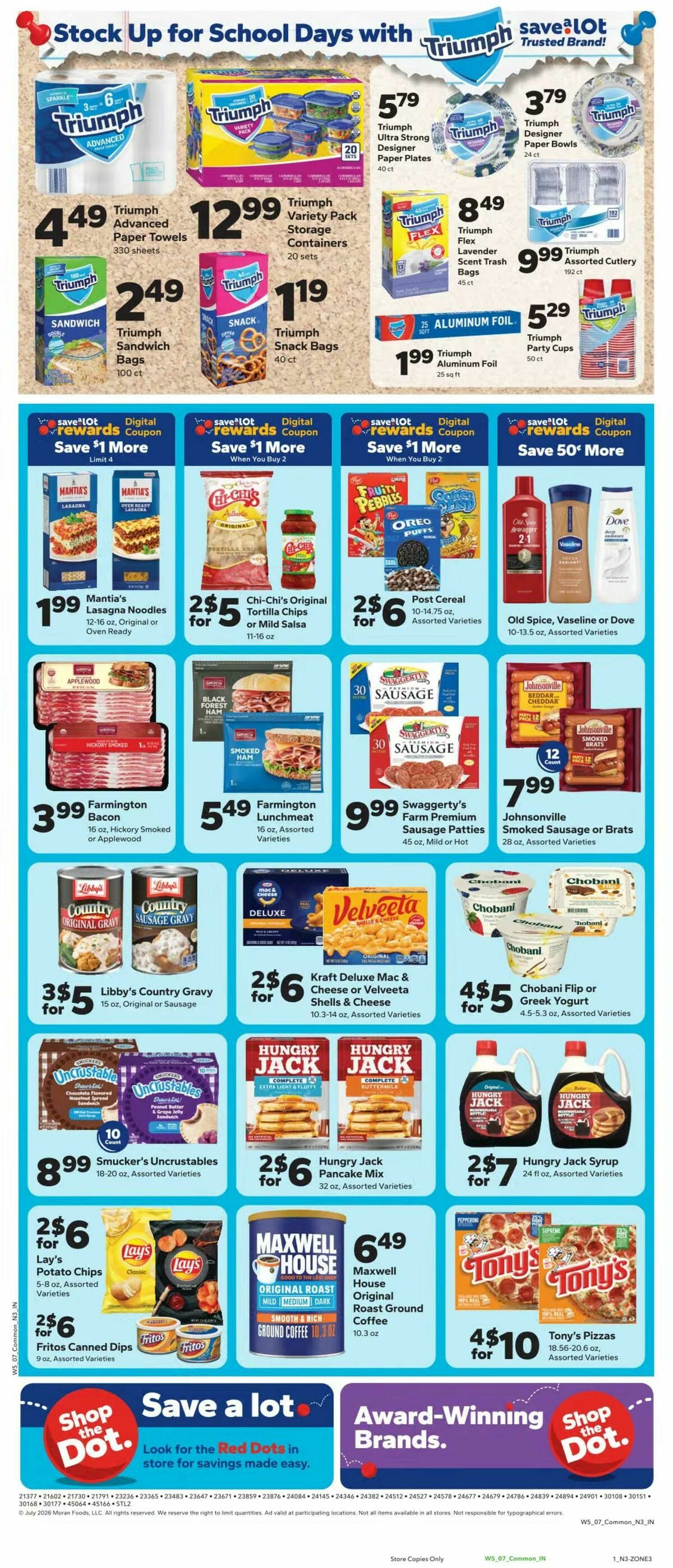 Save A Lot Weekly Ad from July 29